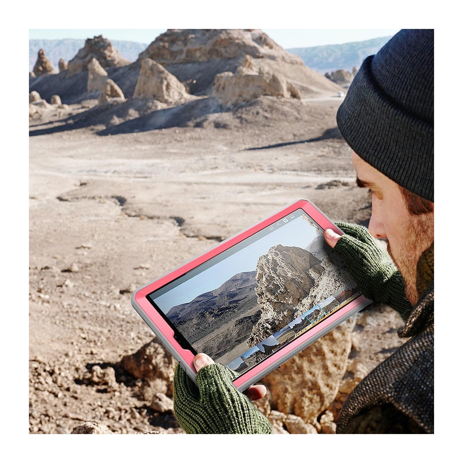 Samsung Galaxy Tab S5e 10.5 Inch (2019) Unicorn Beetle Pro Series Rugged Protective Case - Shockproof Full-Body Cover with Built-in Screen Protector (Pink) - Perfect for Outdoor Use, Travel & Daily Protection