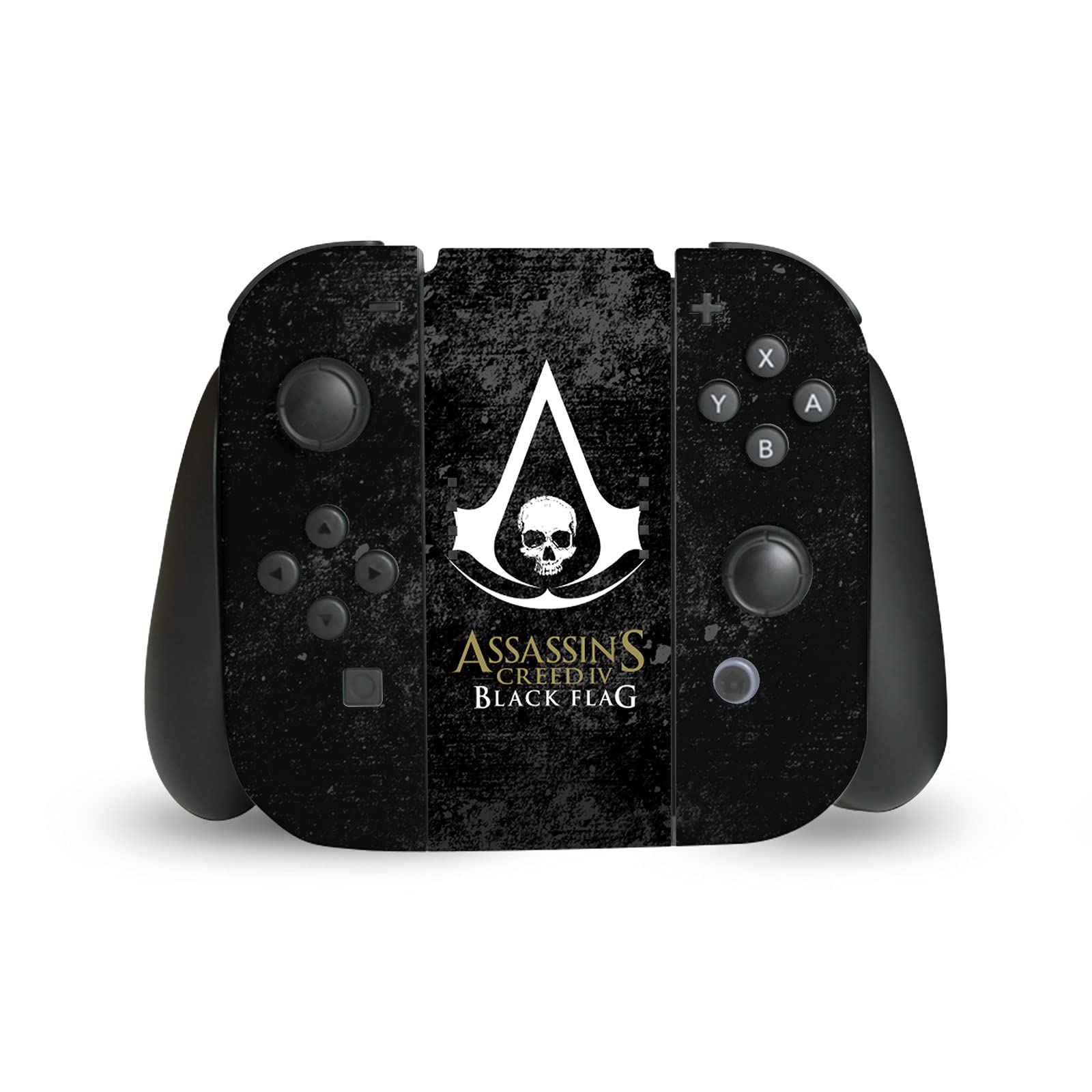 Officially Licensed Assassin's Creed Black Flag Vinyl Sticker Skin Case Cover for Nintendo Switch Console, Dock & Joy-Con Bundle - Durable Gaming Protection for Travel & Home Play