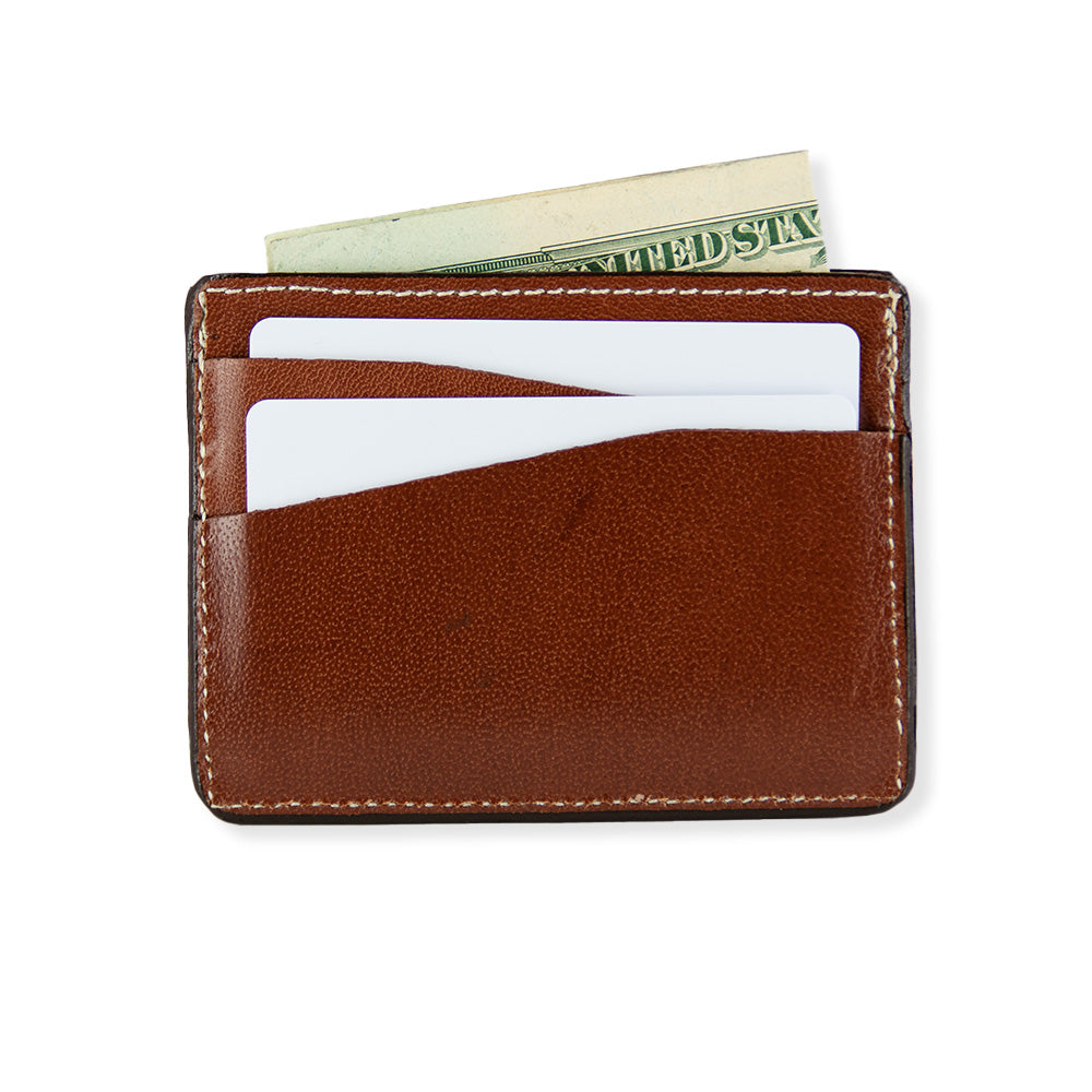 Premium Monroe Genuine Goatskin Leather Card Holder - Slim RFID Blocking Wallet for Men & Women - Perfect for Travel, Business & Everyday Use