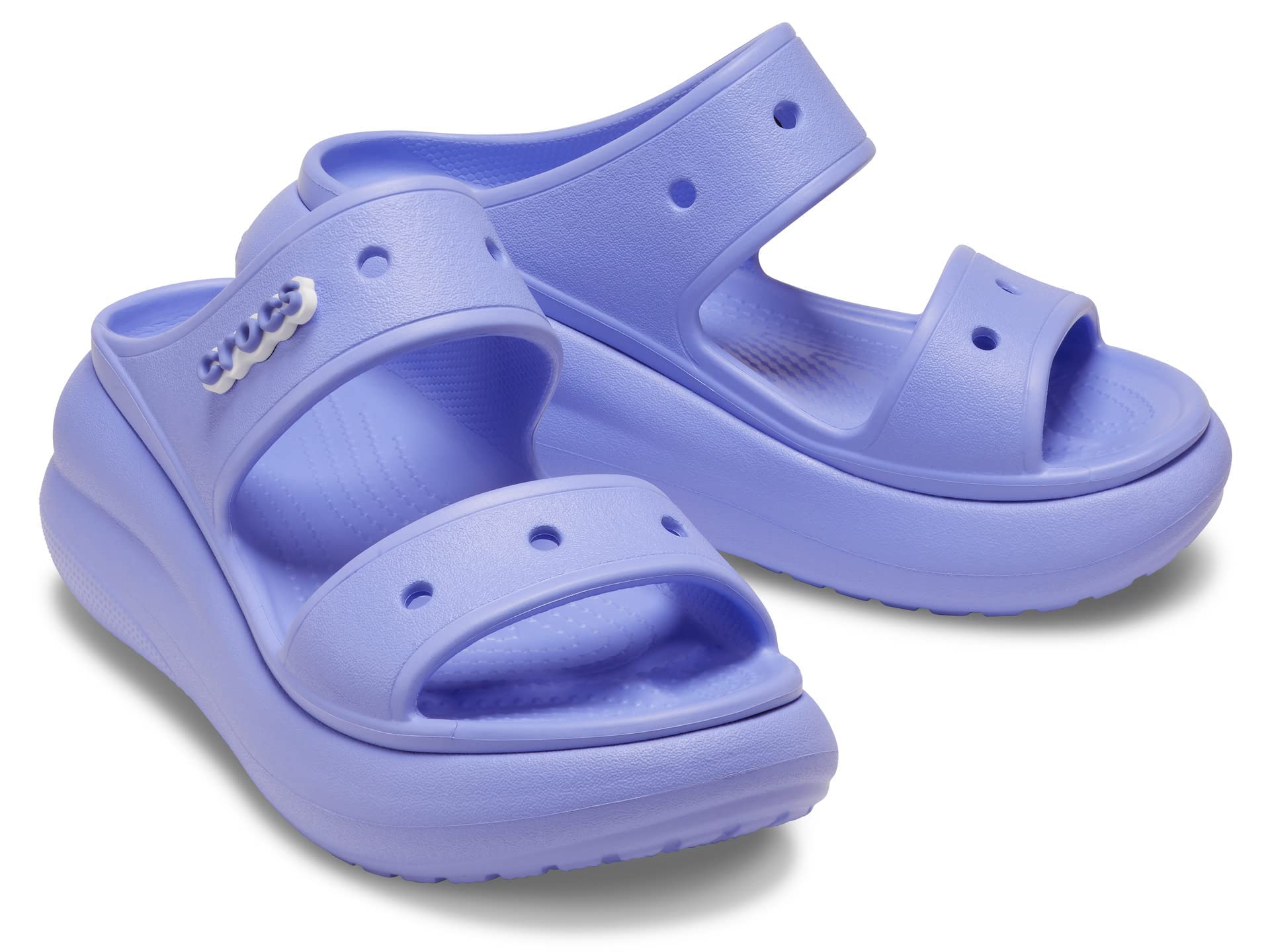 Crocs Unisex-Adult Classic Crush Platform Sandals Wedge - Comfortable & Stylish Summer Shoes for Men & Women - Perfect for Beach, Pool, and Casual Outings