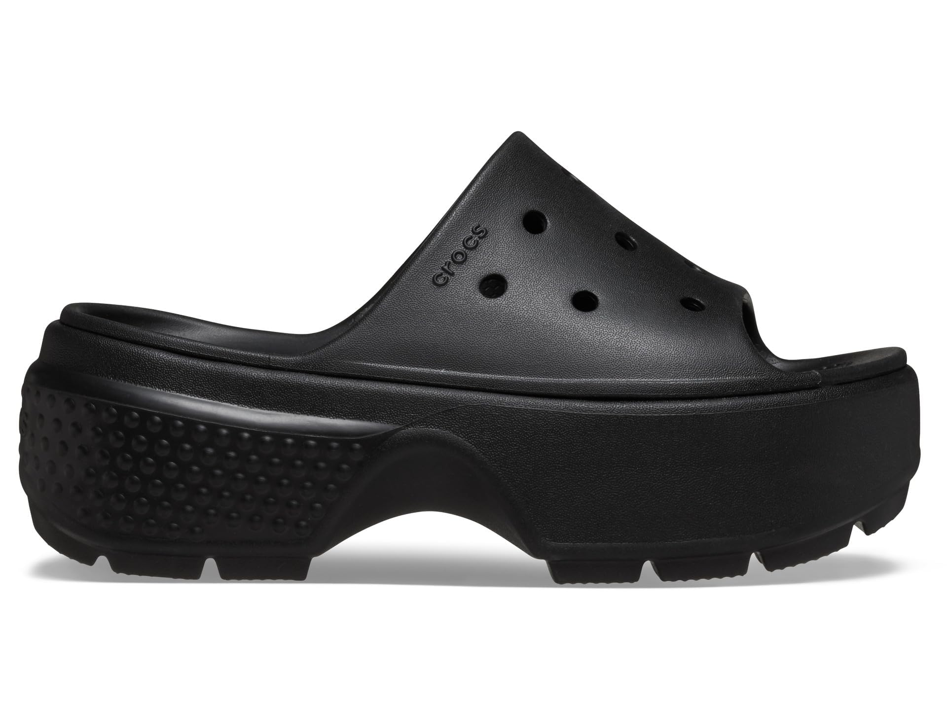 Crocs™ Stomp Wedge Slides for Men & Women - Comfortable Thermoplastic Lining & Footbed - Round Toe Sandals for Beach, Pool & Casual Wear