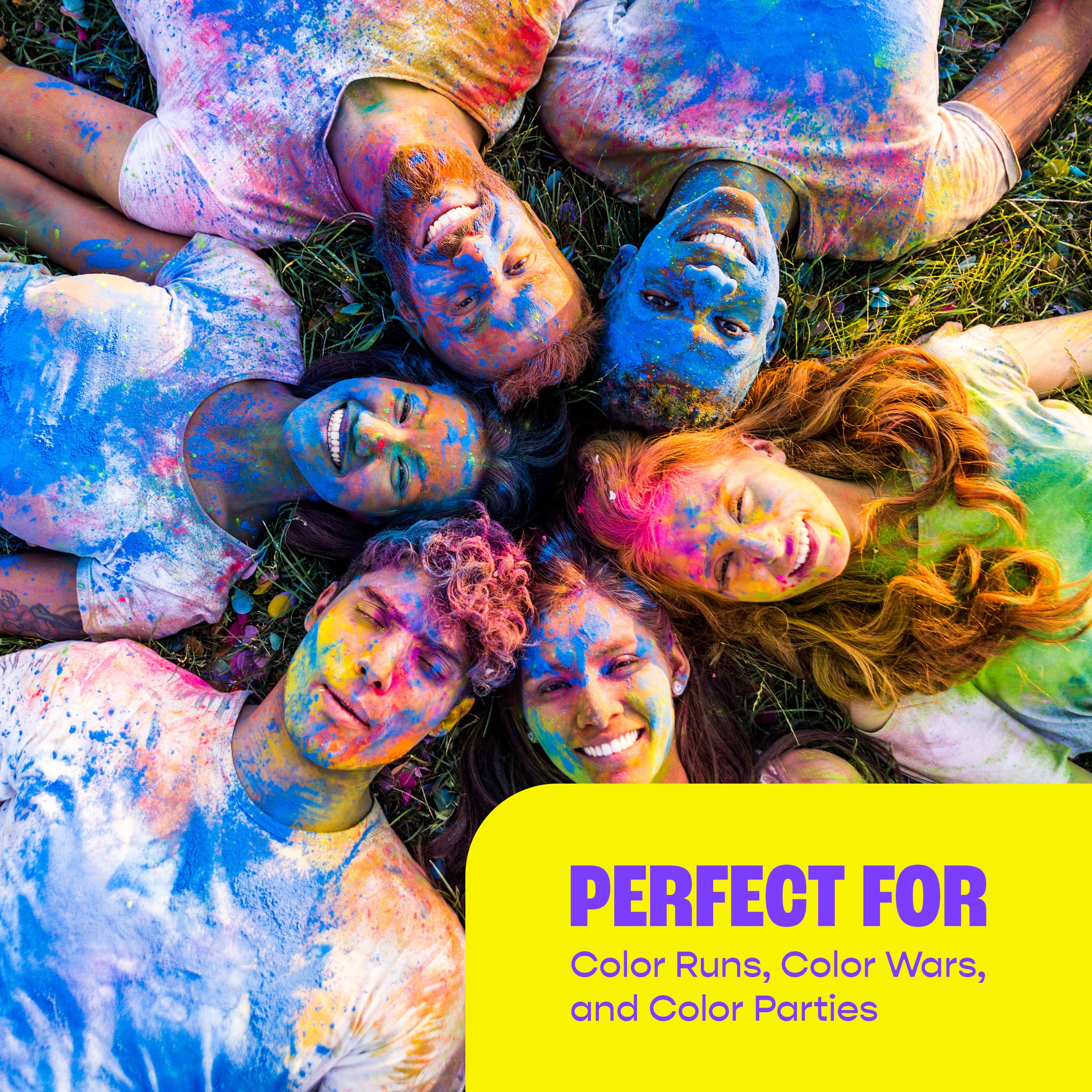 Vibrant Chameleon Colors Magenta Powder - 5 lbs | Non-Toxic & Washable | Perfect for Holi Festival, Color Runs, Parties & DIY Crafts