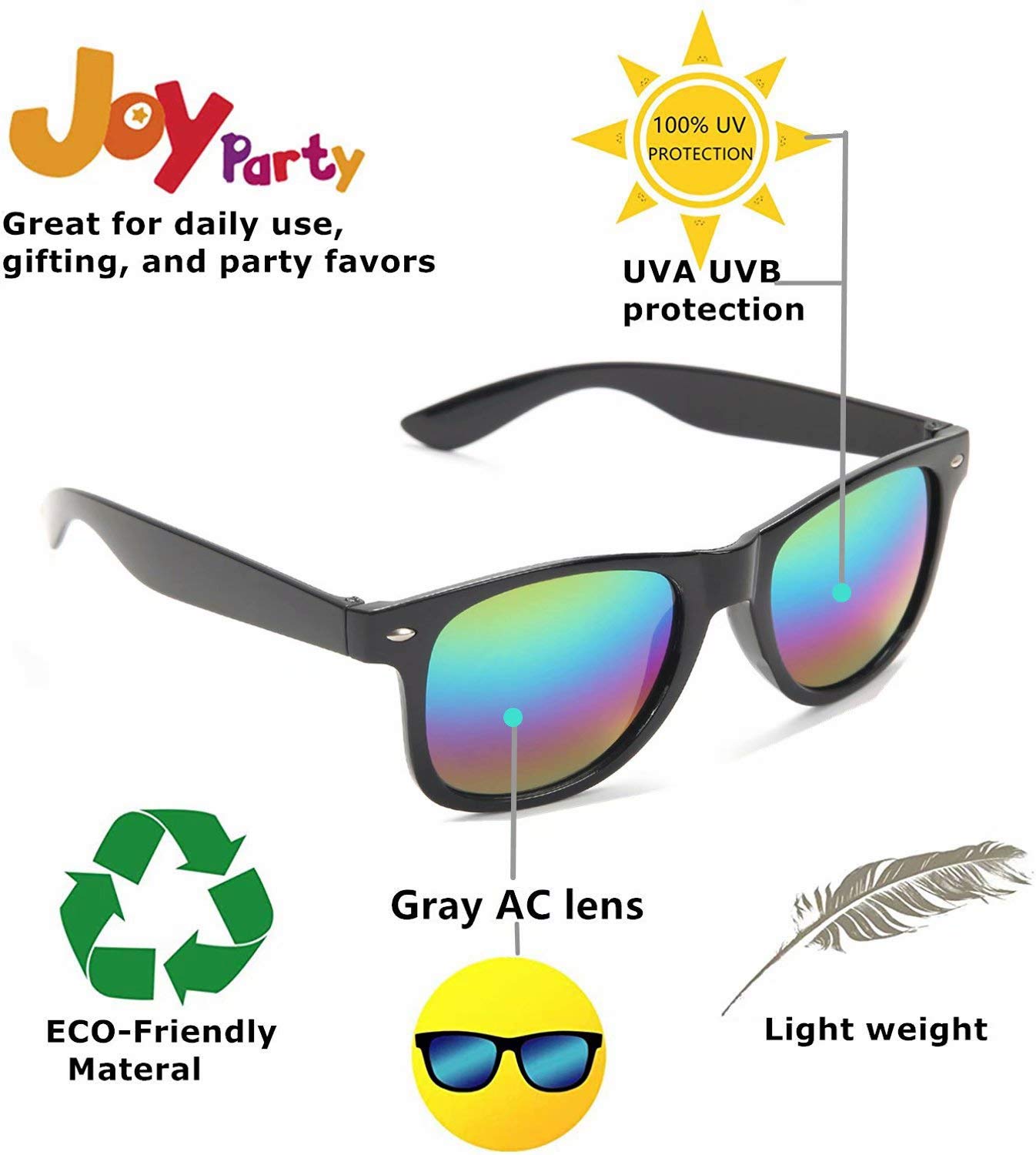 Bulk 80s Retro Party Sunglasses for Adults - 8/10/20/30 Pack - Fun Favors for Costume Parties, Themed Events & Celebrations
