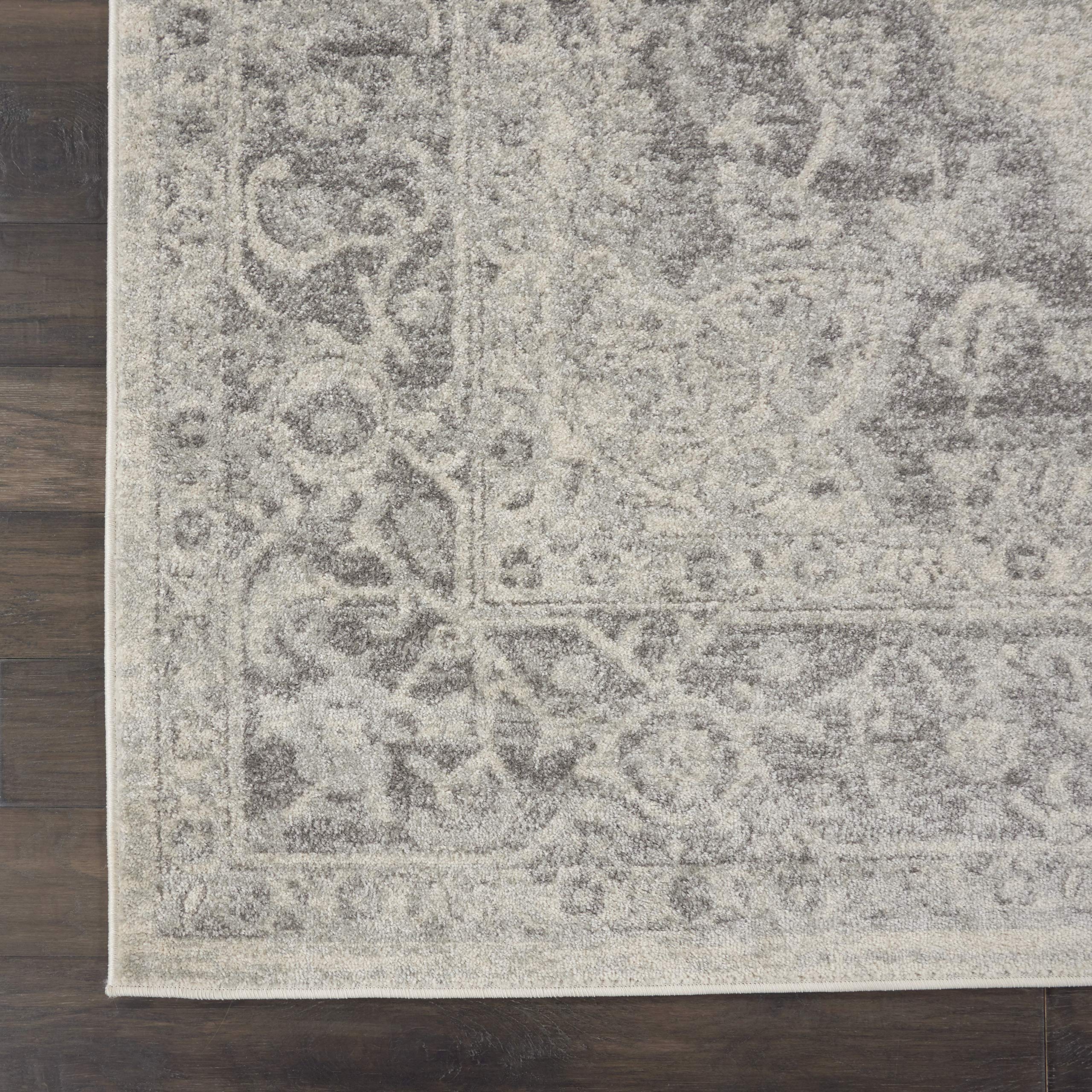 Nourison Tranquil Traditional Ivory/Grey 8'10