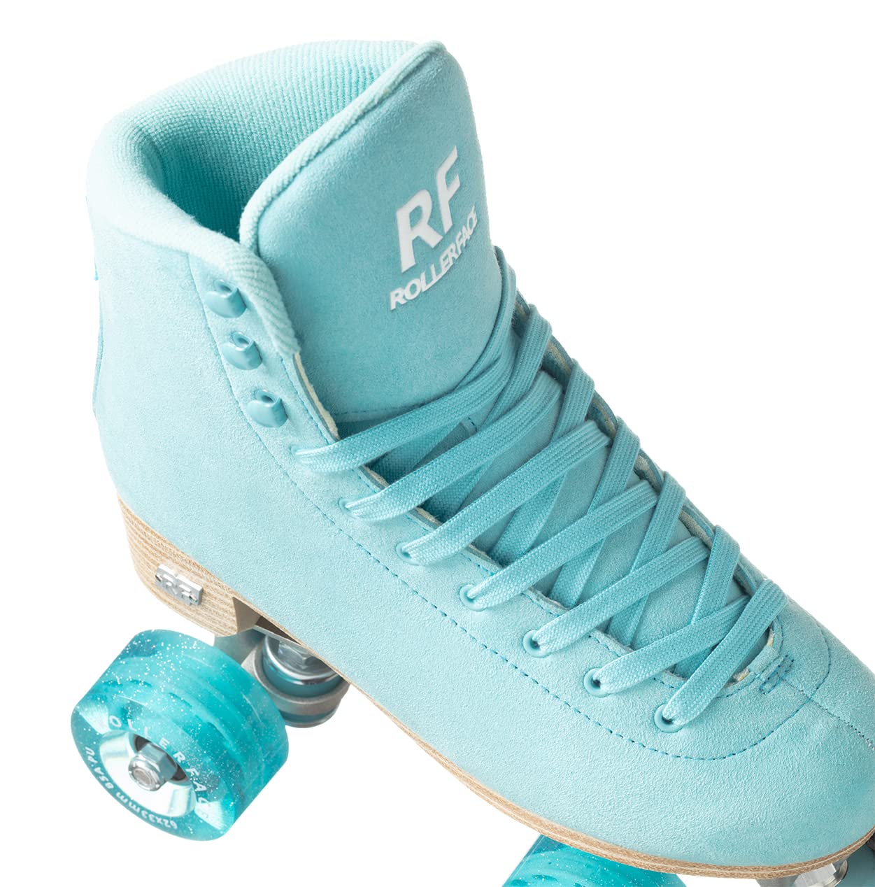 Rollerface Hipskates Deluxe Women's Roller Skates - Premium Vegan Soft Suede Outdoor & Indoor Skates for Fitness, Rink & Street Skating