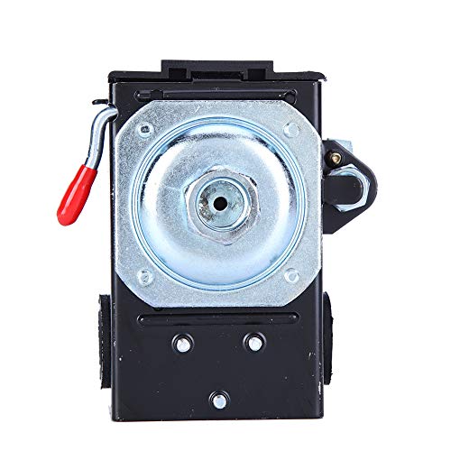 95-125 PSI Air Compressor Pressure Switch & Regulator - Heavy Duty Pump Control Valve for Pneumatic Systems - Perfect for Workshop Tools, HVAC, and Industrial Applications