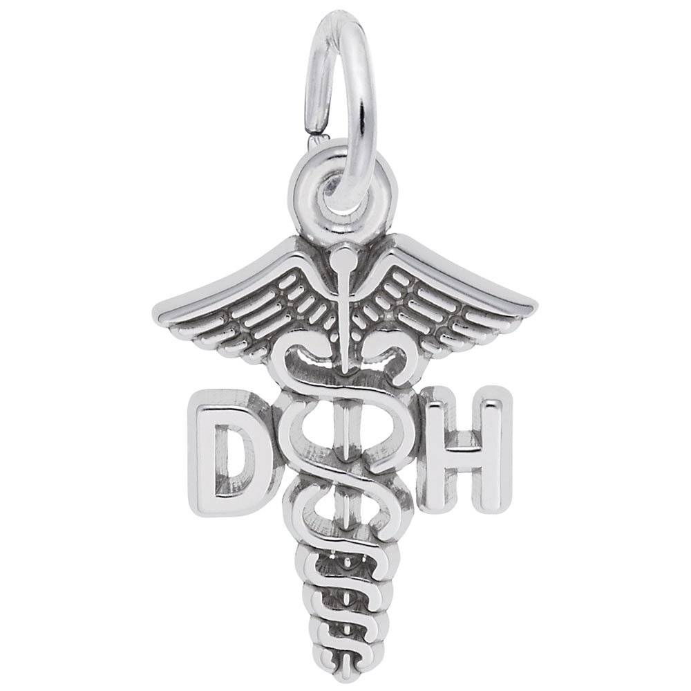 Sterling Silver Dental Hygienist Charm Pendant - Perfect for Bracelets & Necklaces - Ideal for Nurses, Dentists & Healthcare Professionals Gifts