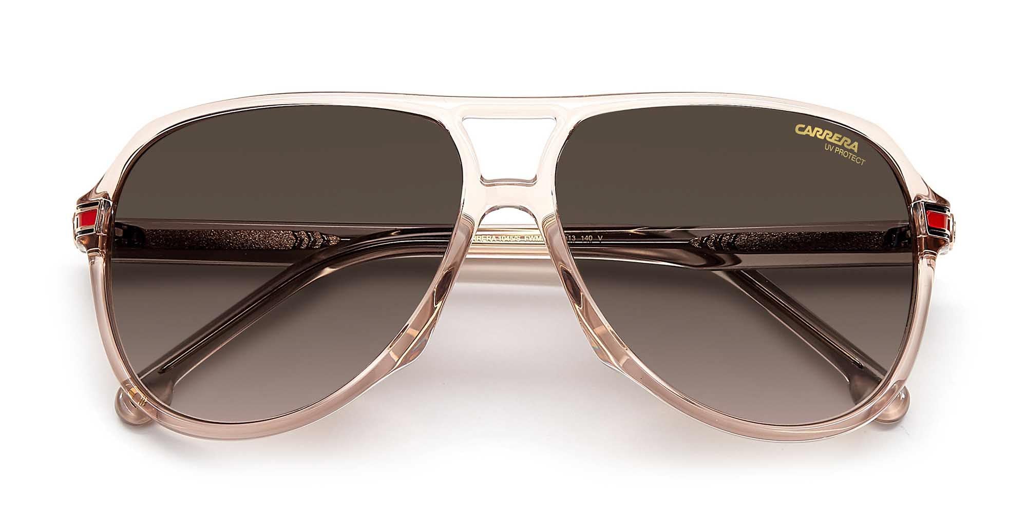 Carrera 1045 S Sunglasses - Polarized UV Protection Aviator Style for Men & Women - Perfect for Driving, Outdoor Sports & Fashion Accessories
