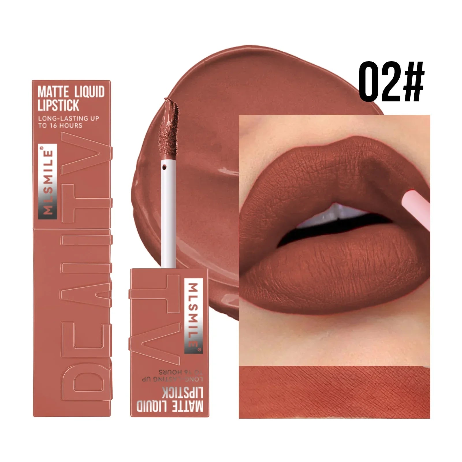 Long Lasting Matte Liquid Lipstick - Waterproof, Non-Sticky, Vegan & Cruelty Free - Perfect for Everyday Wear, Parties & Special Occasions