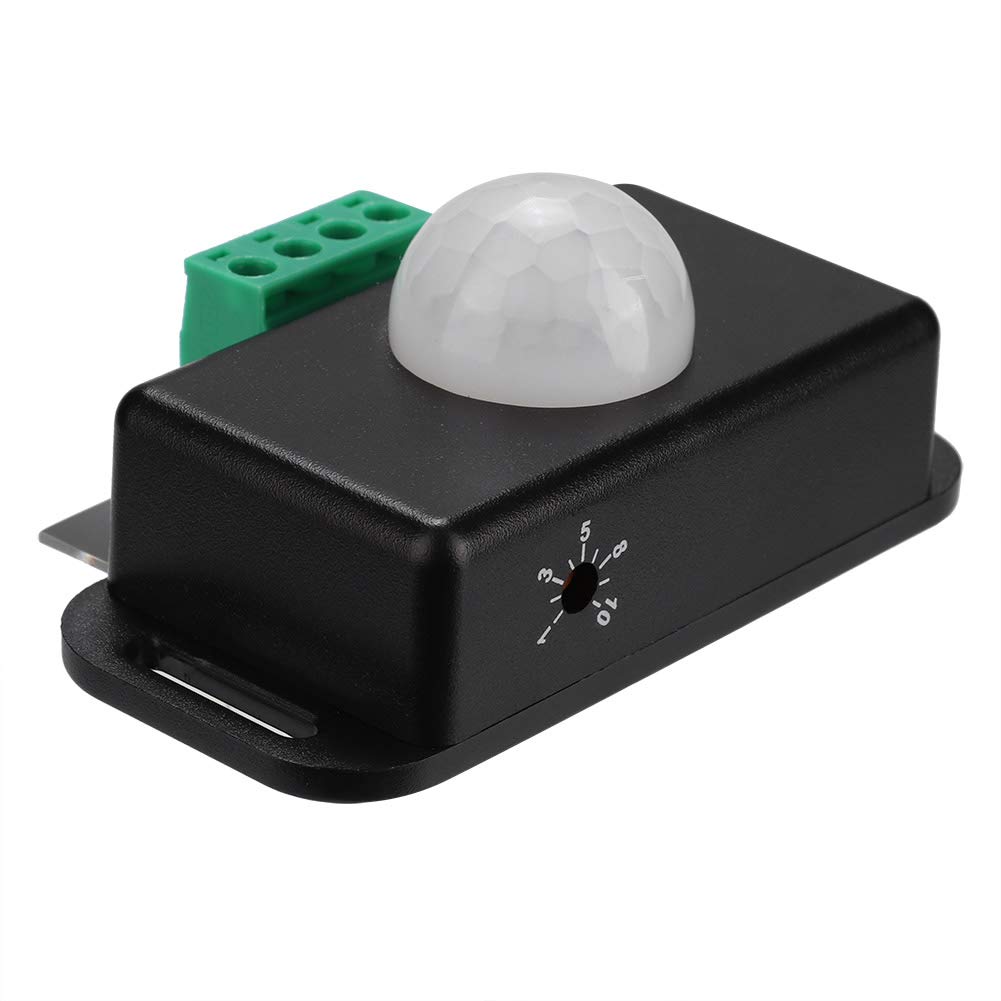 Body Motion Sensor Switch - Infrared Motion Detector for LED, Fluorescent, Incandescent & Energy-Saving Lights | Easy Installation & Energy Saving | Perfect for Home, Office, Garage & Outdoor Lighting