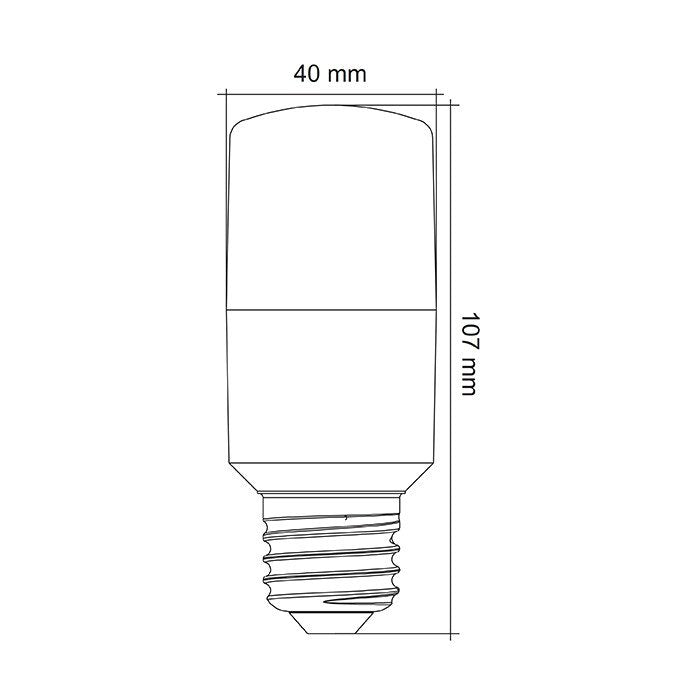 9W ES LED Tri-Color Dimmable Tube Light - Energy Efficient LED Lighting for Home, Office, and Commercial Spaces