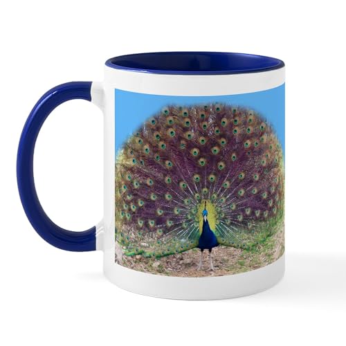 White/Navy Inside - Pretty Peacock