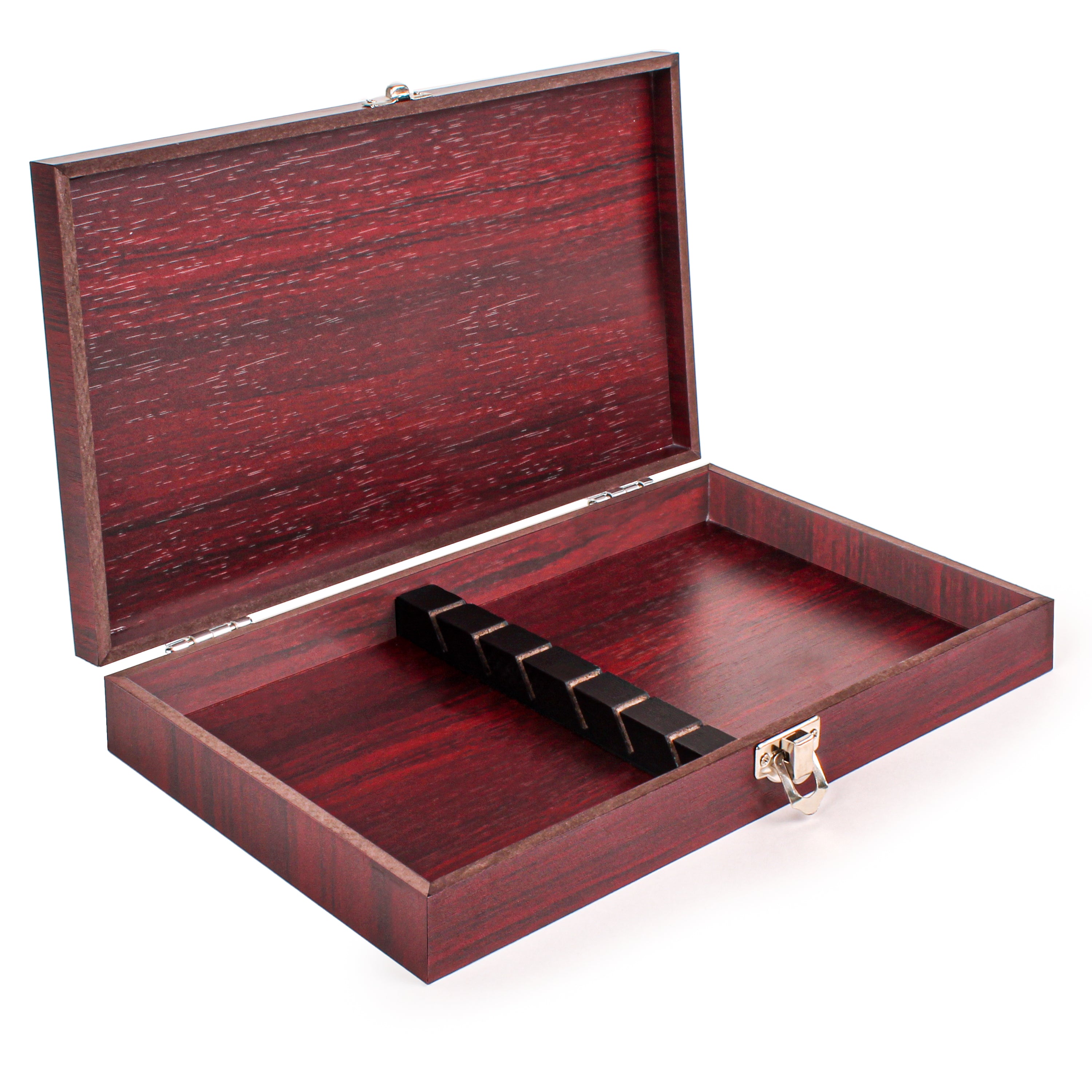 BergHOFF Essentials Classico 7-Piece Stainless Steel Steak Knife Set with Wooden Case - Sharp & Durable Knives for Steak, Meat, and BBQ - Perfect for Dining, Gifting, and Home Kitchen Use