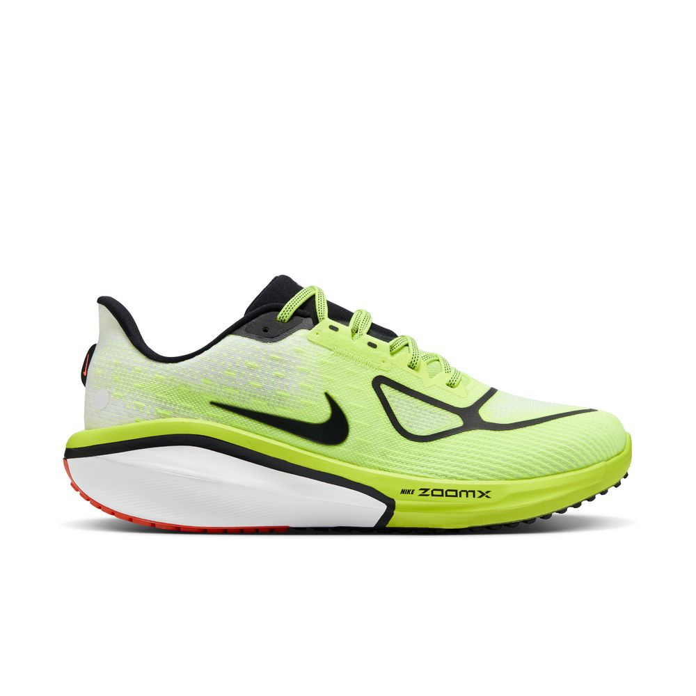 Nike Men's Vomero 17 Running Shoes - Black/White/Bright Crimson - Lightweight Cushioned Sneakers for Jogging, Gym Workouts & Everyday Wear
