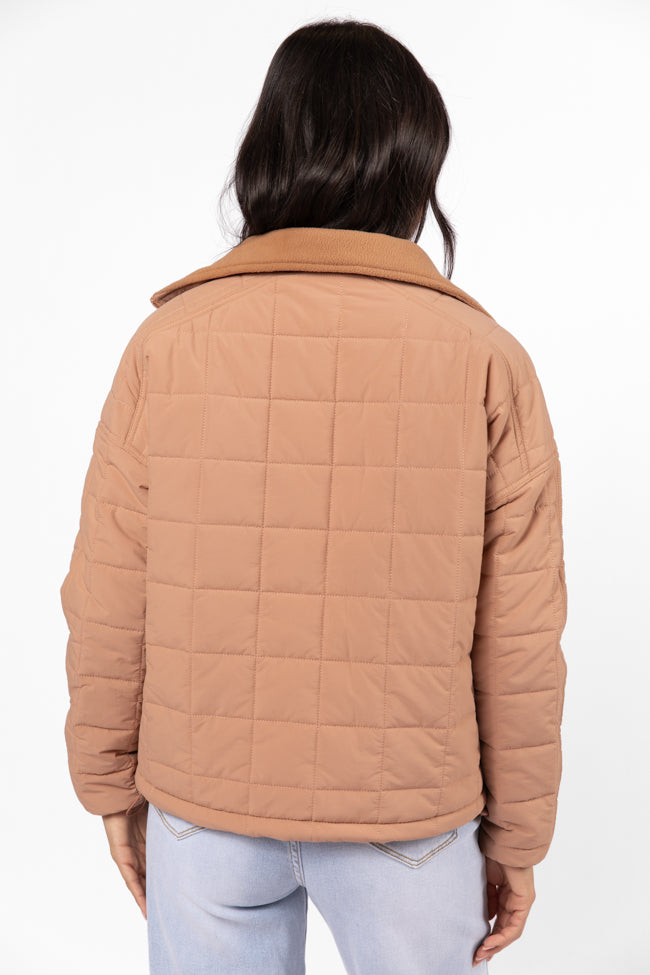 Vail Valley Brown Lightweight Puffer Jacket for Women - Warm Winter Coat, Water-Resistant, Packable Down Jacket - Perfect for Skiing, Hiking & Outdoor Adventures