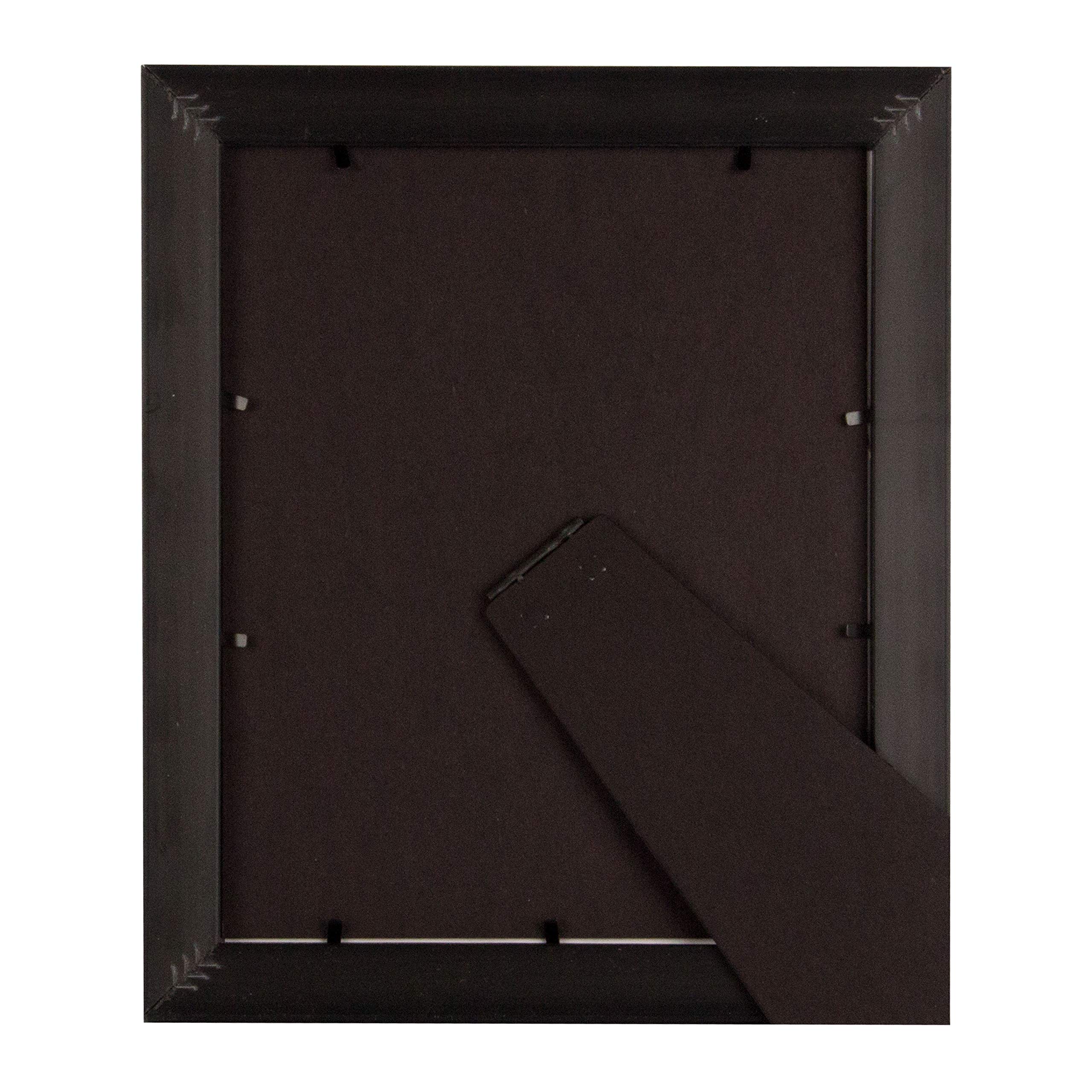 Frame USA Simply Poly Series 8x10 Polystyrene Poster Frames (Black) - Lightweight Wall Decor for Home, Office & Classroom Display
