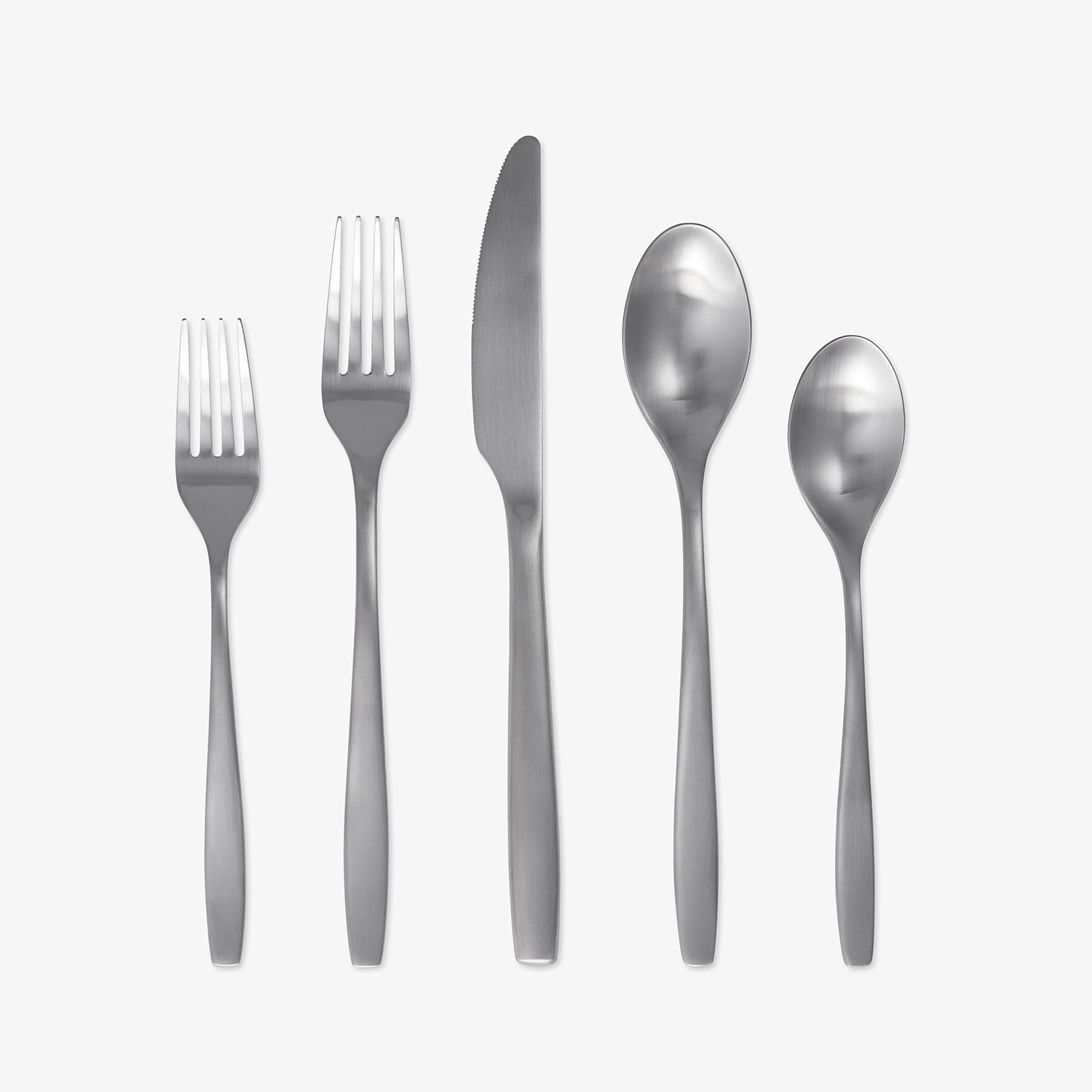 Averie 20-Piece Satin Flatware Set - Stainless Steel Silverware for Everyday Dining, Dinner Parties & Special Occasions