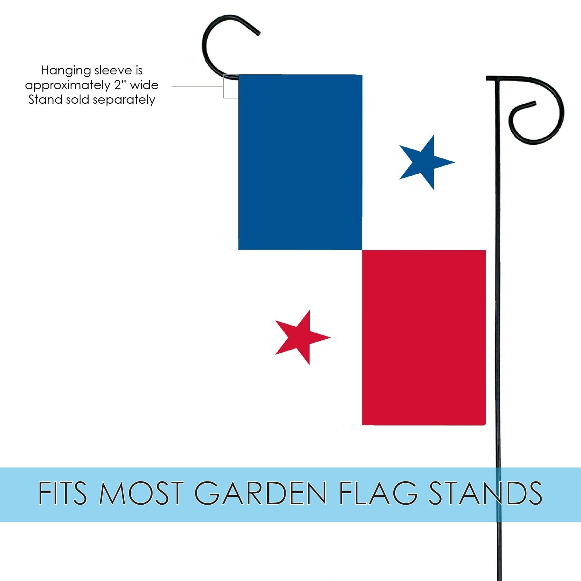 Toland Home Garden 12.5 x 18 Inch Decorative Panama Garden Flag - Vibrant Outdoor Decor for Patio, Yard & Seasonal Celebrations