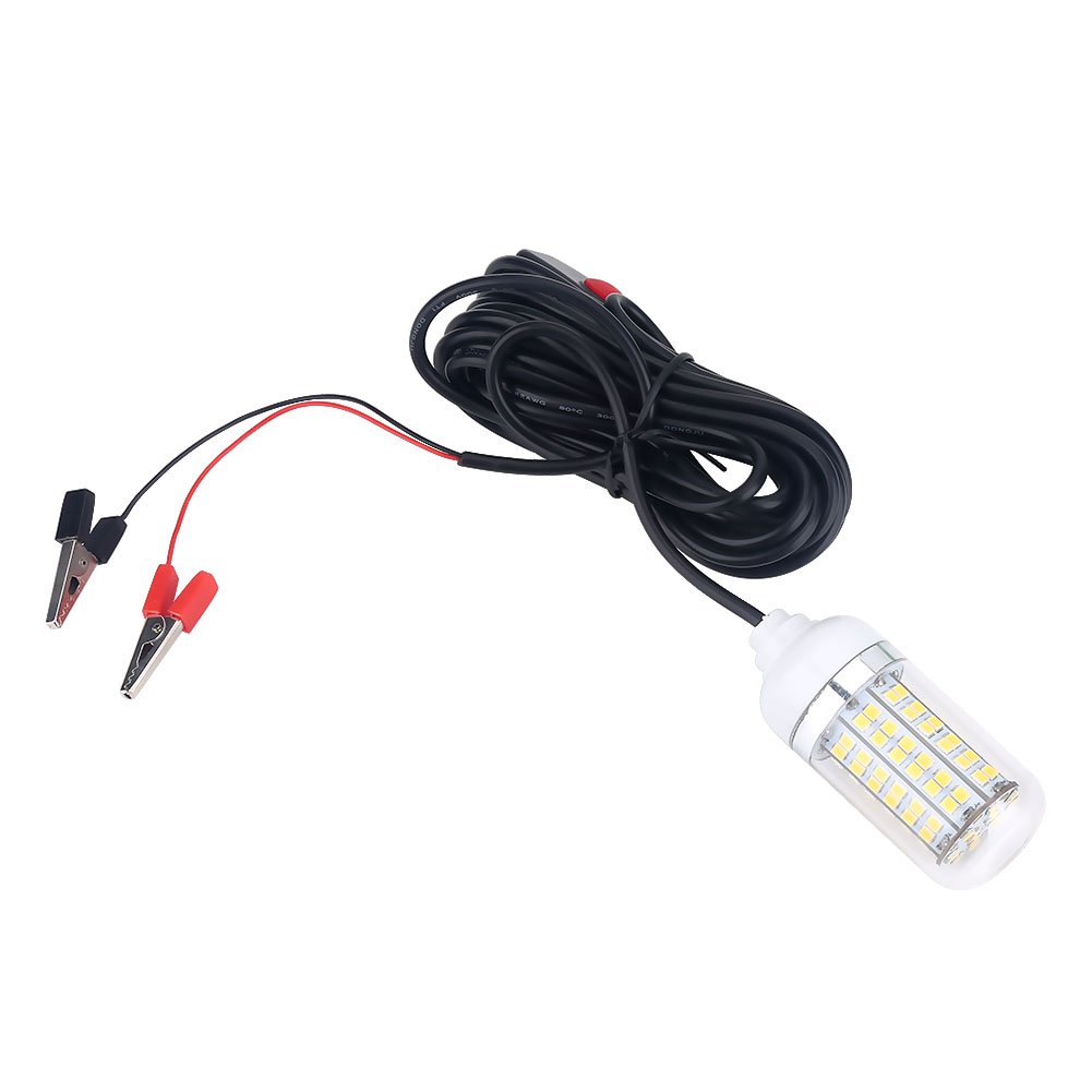 12V Submersible LED Fishing Light - Waterproof Underwater Boat Light for Night Fishing | Perfect for Crabbing, Shrimping, and Ice Fishing