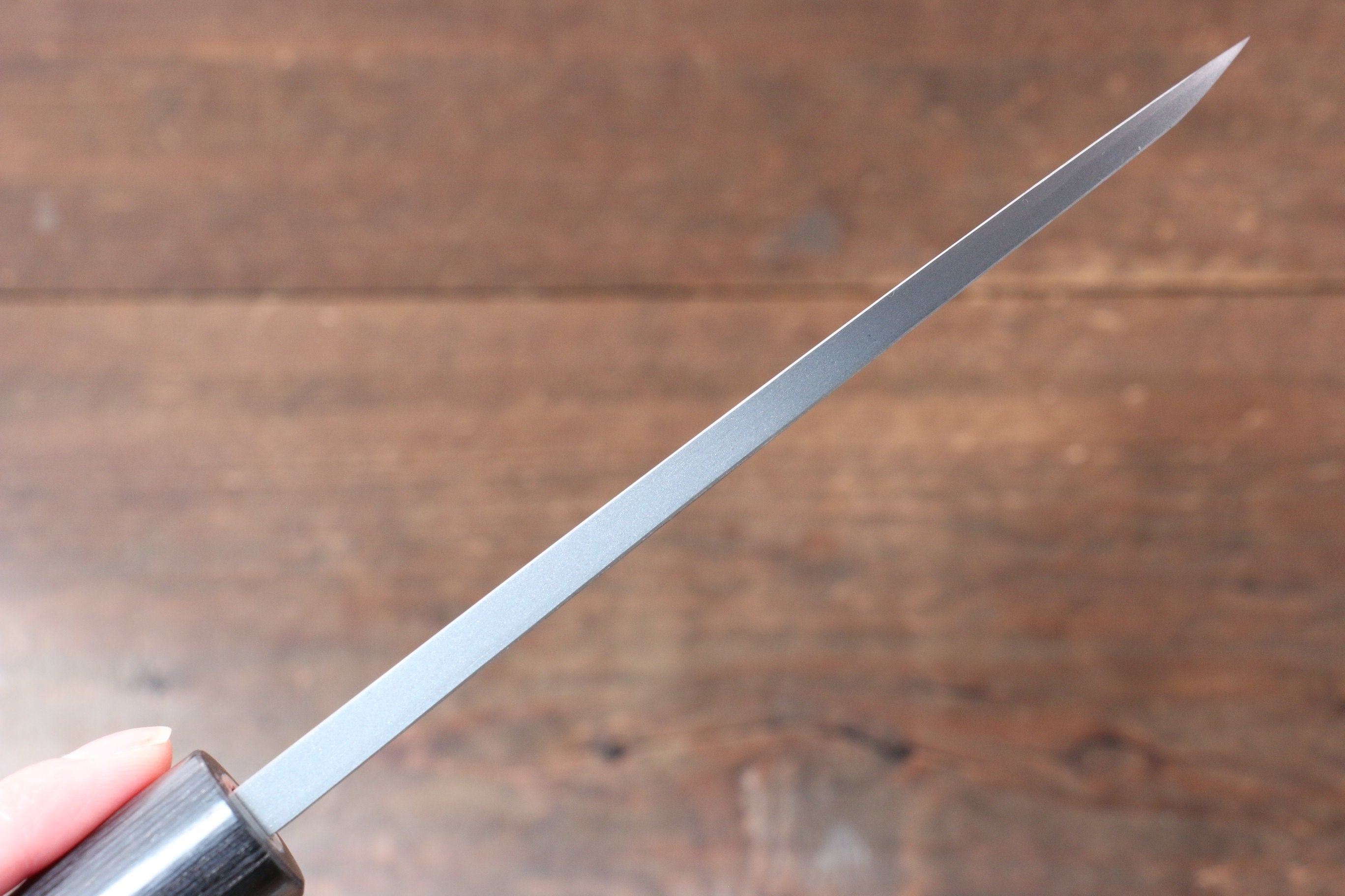 Nao Yamamoto Silver Steel No.3 Nashiji Deba 150mm Japanese Chef Knife with Shitan Handle - Perfect for Sushi, Fish Filleting & Precision Kitchen Tasks