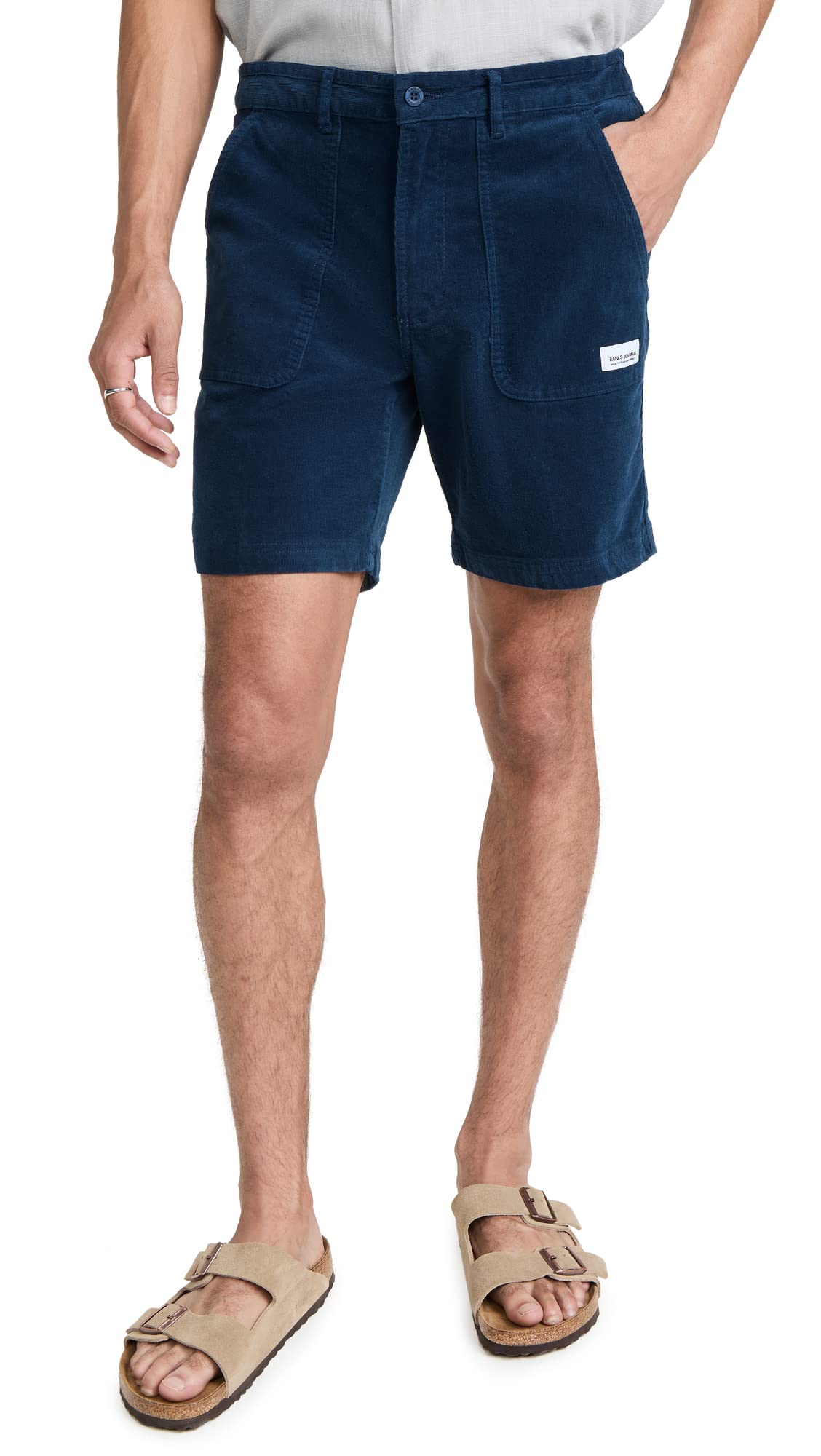 Banks Journal Men's Big Bear Corduroy Shorts - Comfortable Casual Wear for Outdoor Activities, Hiking, and Summer Adventures