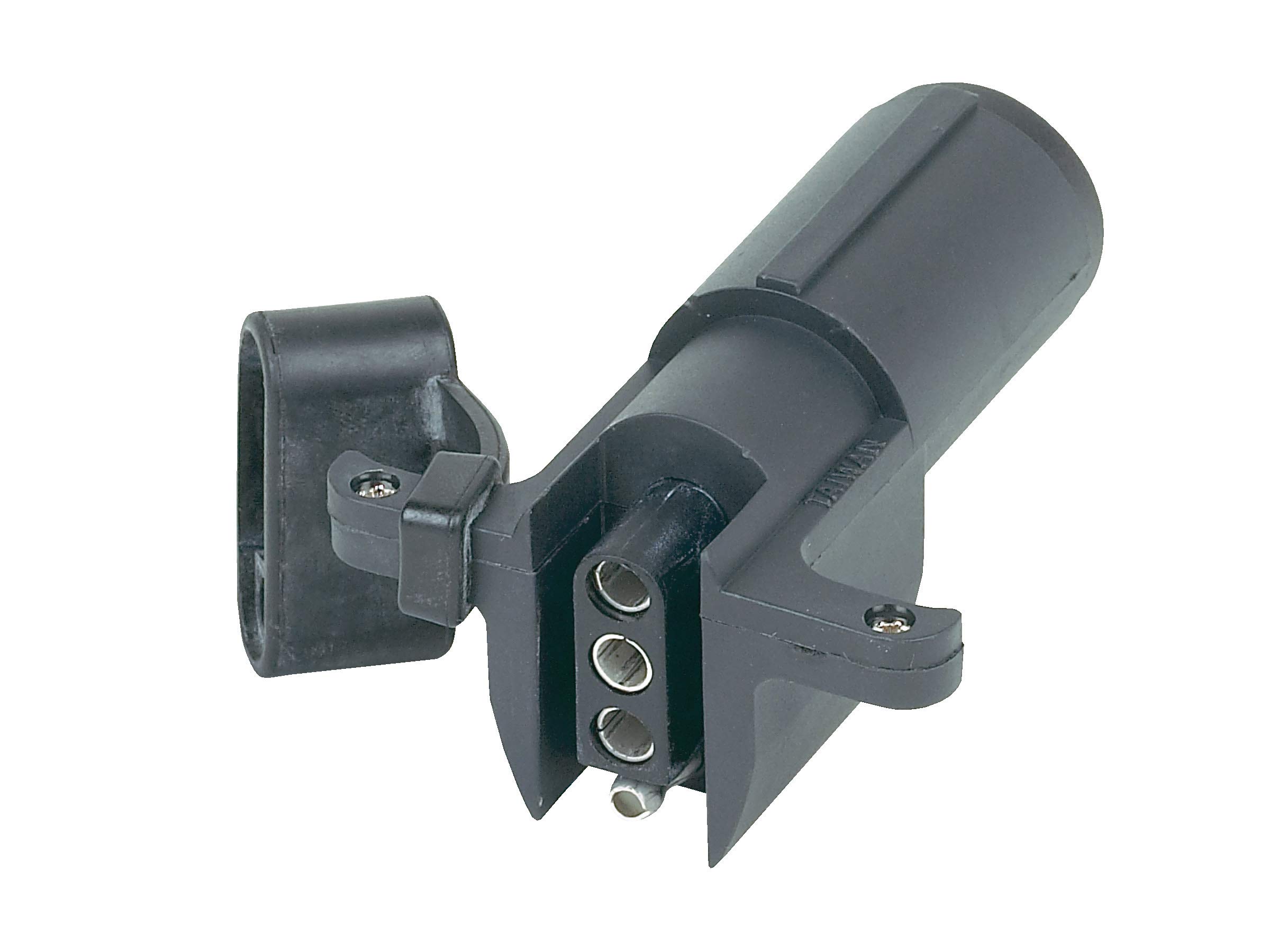 Hopkins 47305 4-Wire Flat Trailer Wiring Adapter - Compatible with 4-Way Flat Connectors for Easy Trailer Light Installation | Perfect for Towing Trailers, Boats & Utility Vehicles