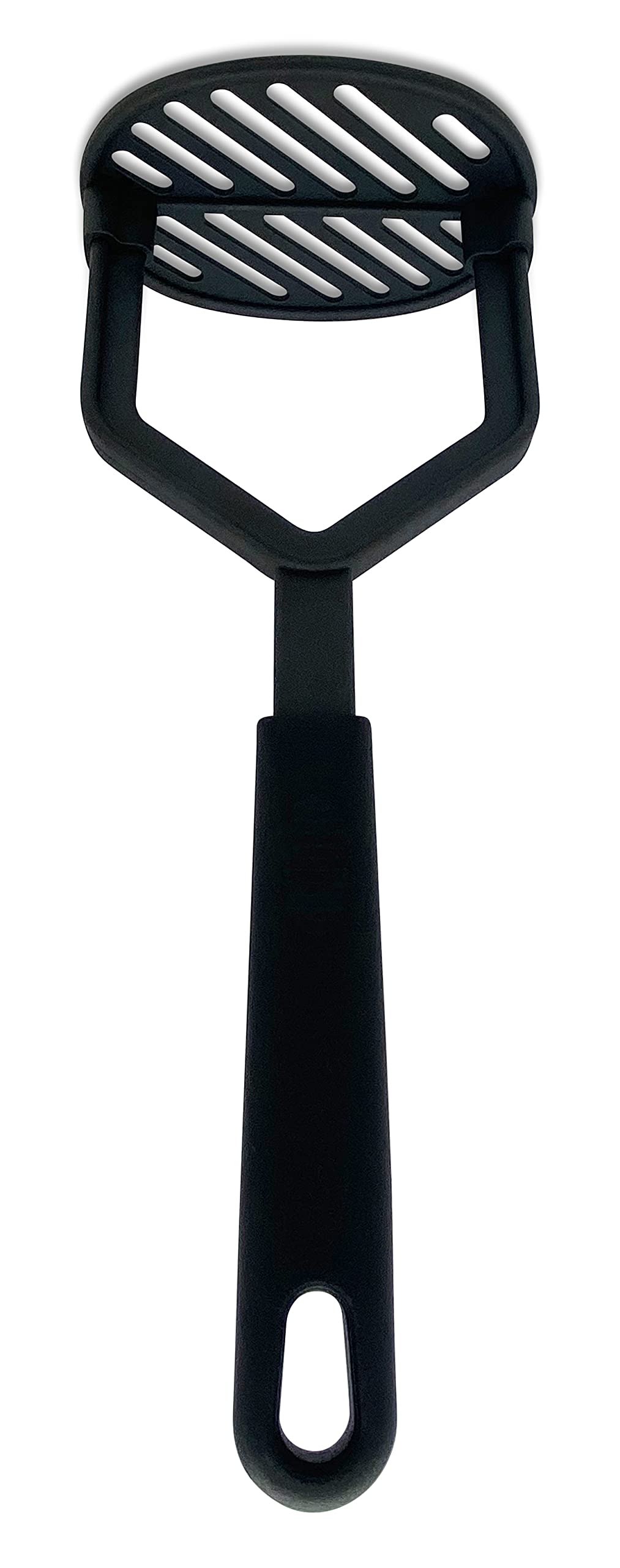 Premium Hudson & Lane Nylon Potato Masher - Durable & Ergonomic Black Kitchen Tool for Smooth Mashed Potatoes, Purees & Baby Food - Ideal for Home Cooking, Baking & Meal Prep