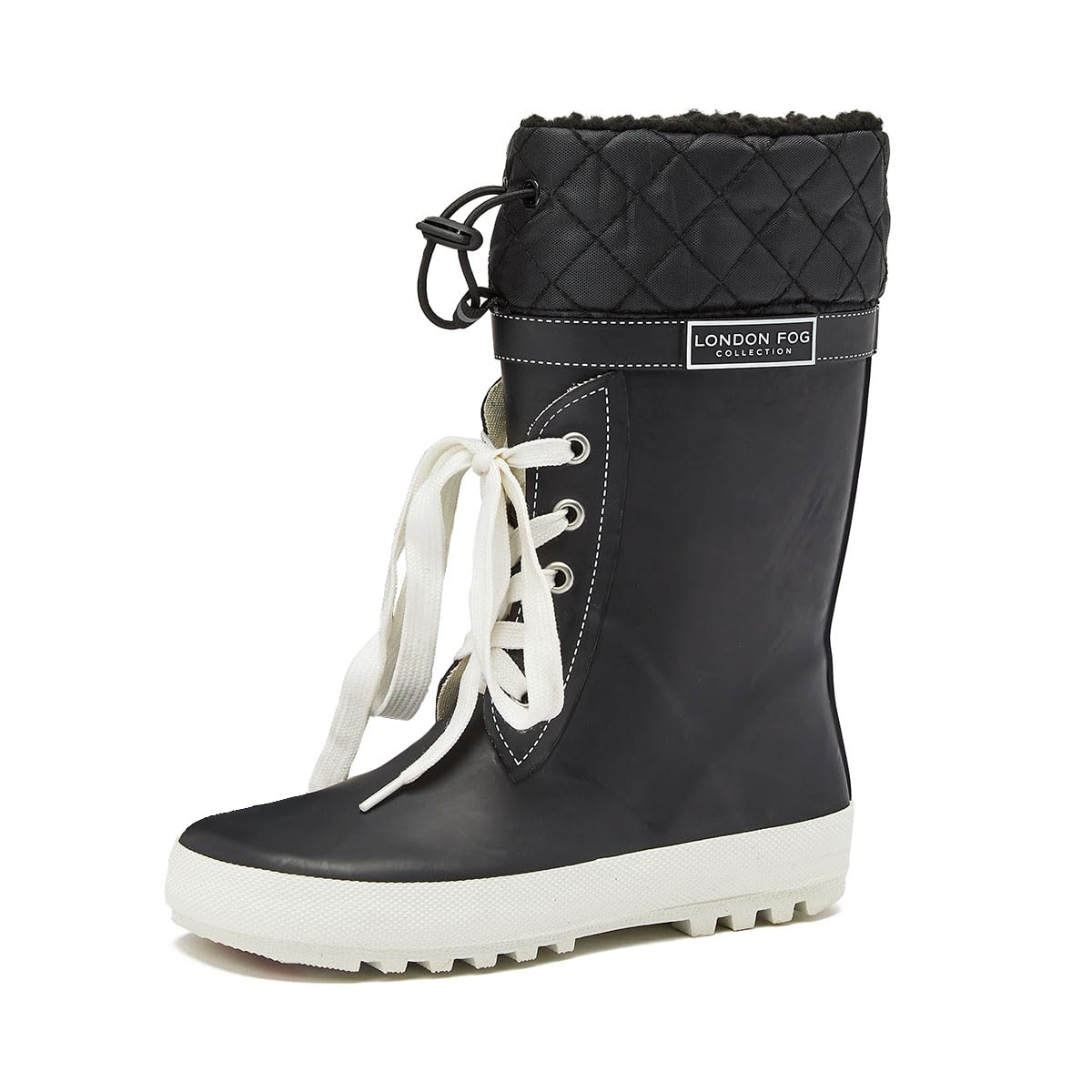 London Fog Toby Insulated Waterproof Snow Boots for Boys & Girls - Winter Rain Boots for Kids (Sizes 11-7) - Perfect for Snowy Days & Outdoor Play
