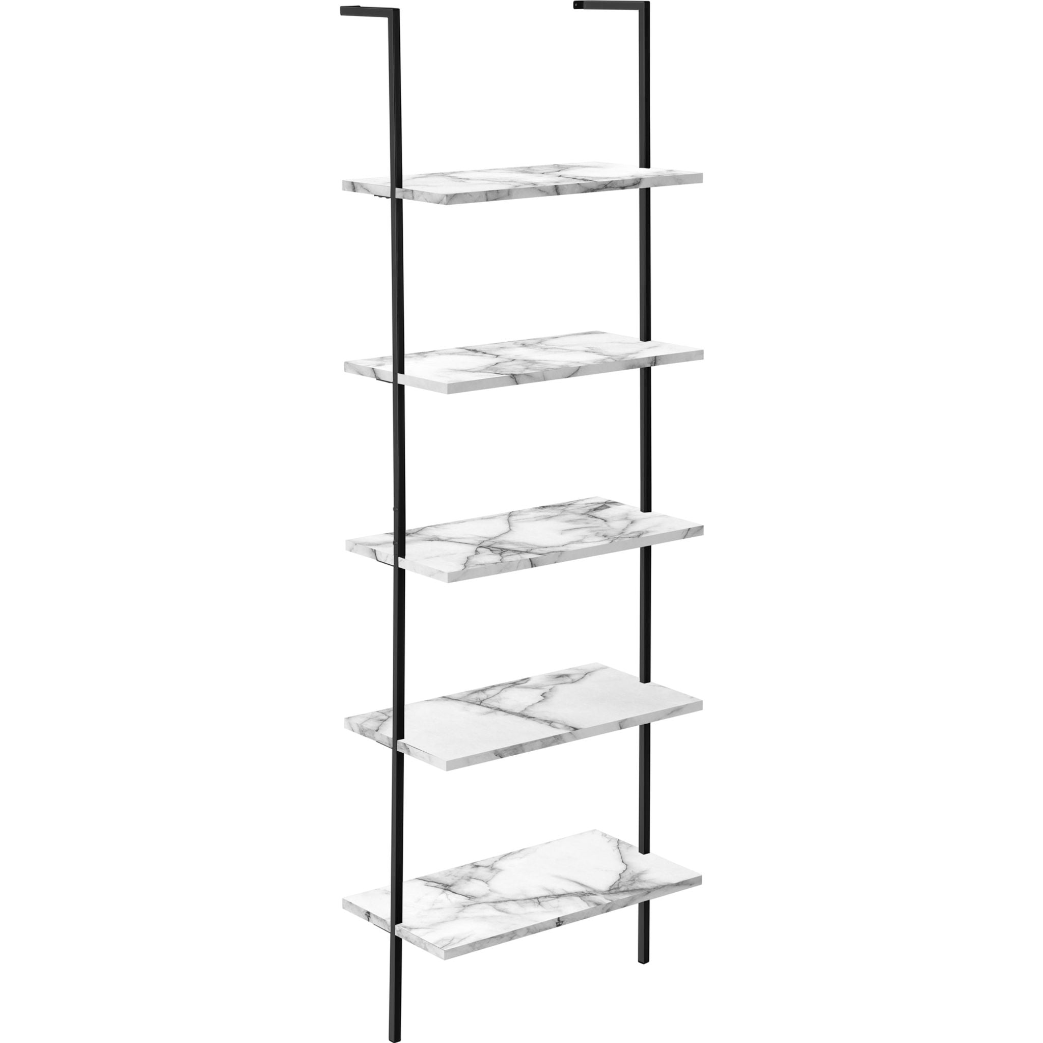 Brea Book Shelf - Brown & Black Wooden Bookshelf for Home, Office & Library - Stylish Storage Solution for Books, Decor & More