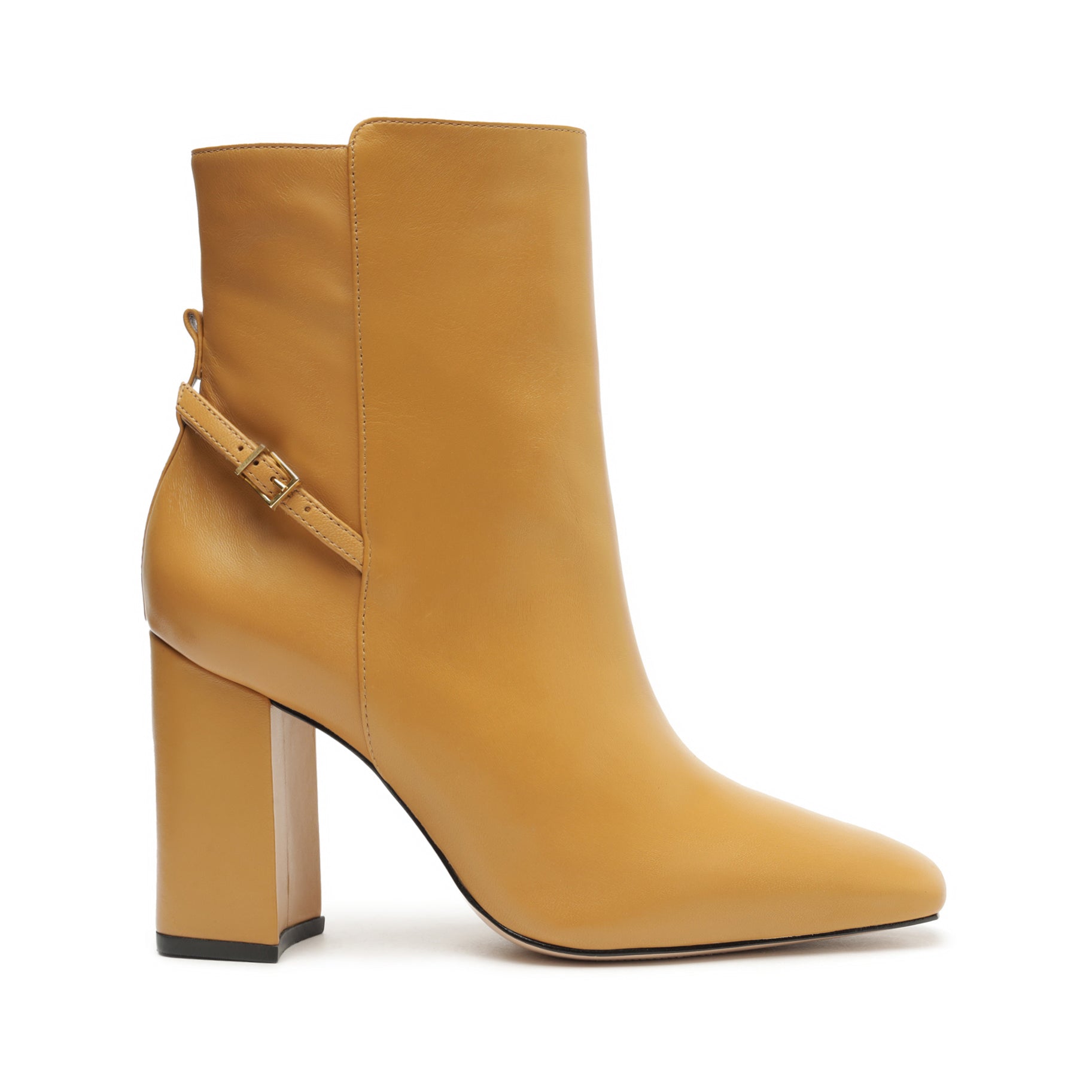 Christine Nappa Leather Bootie - Women's Stylish Ankle Boots for Fall & Winter | Comfortable Low Heel Booties for Work, Date Night & Casual Outfits