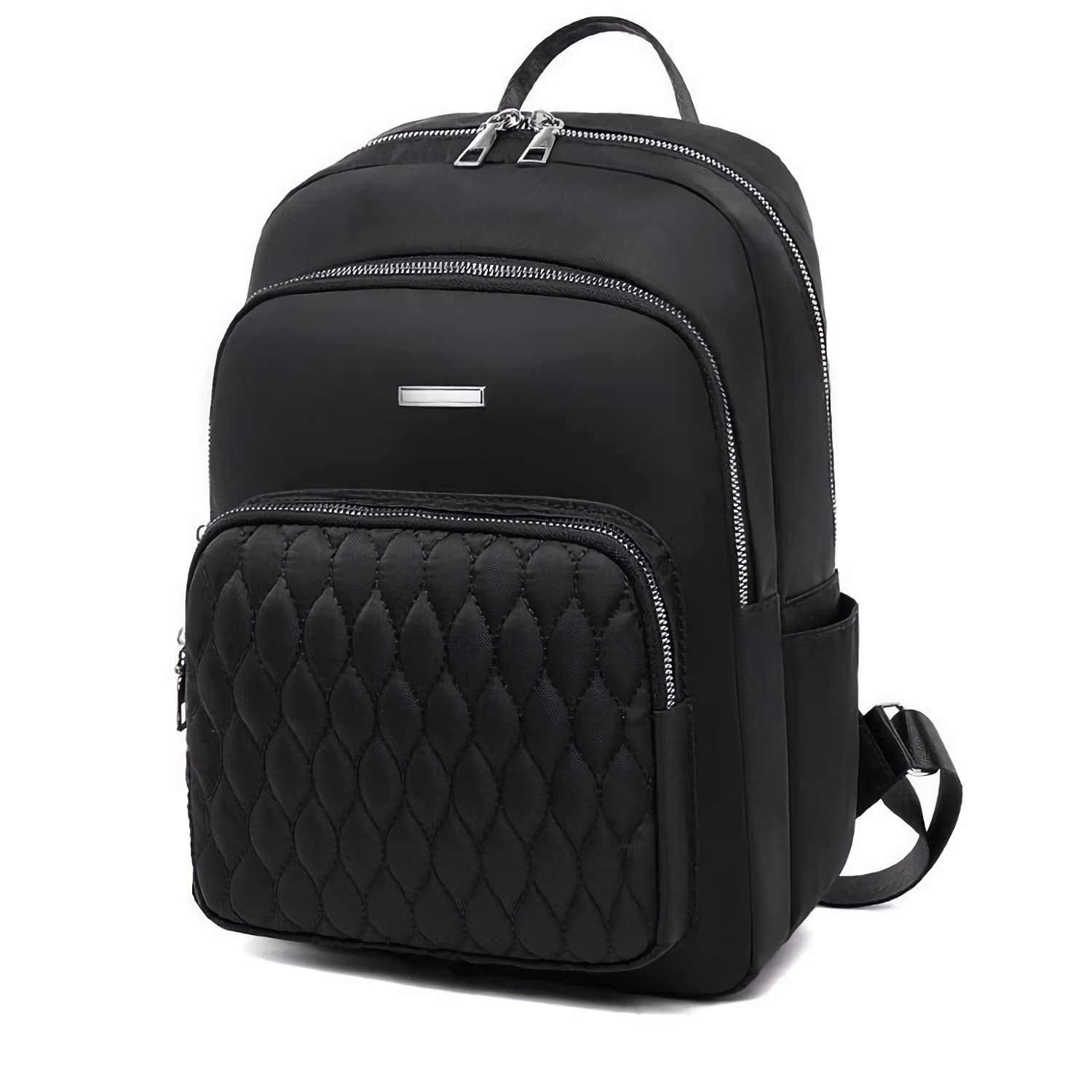 Zmcongz Girls Fashion Backpack for Women - Durable Soft Fabric School Book Bag, Travel Backpack for Teens & College Students - Perfect for School, Work, Travel & Daily Use (Black)
