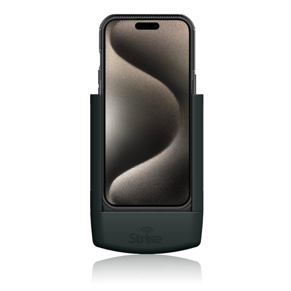 iPhone 15 Pro Max Car Mount Holder - Compatible with Strike Rugged Case | Secure Phone Cradle for Driving, Commuting & Road Trips