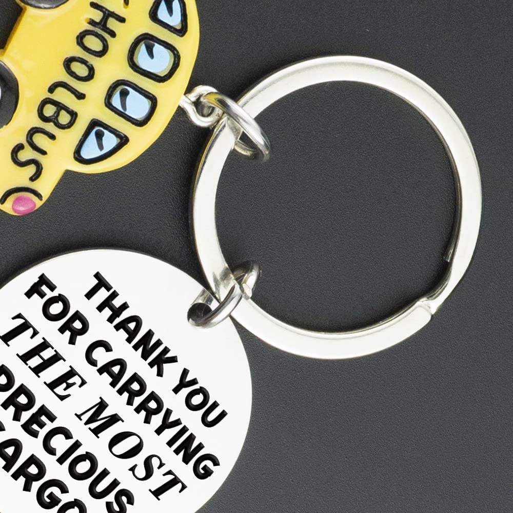 Funny Bus Driver Gifts - Appreciation Keychain for Men & Women - Perfect Thank You, Christmas, Birthday & Thanksgiving Present - Great for School Bus Drivers, Transportation Workers & Public Service Professionals