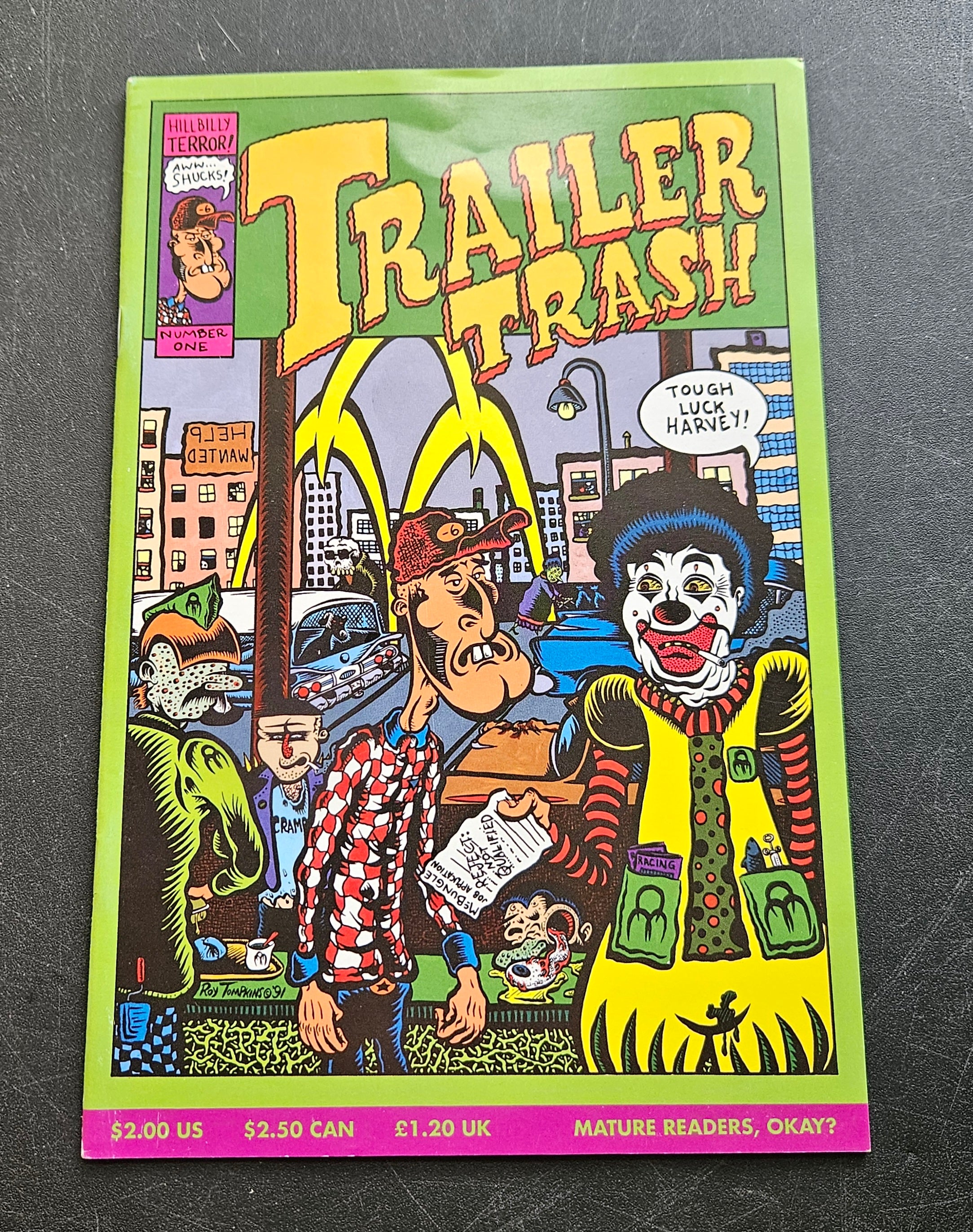 Trailer Trash #1 Comic Book - 1992 Tundra Publishing - Collectible Vintage Comic for Fans & Collectors - Perfect for Comic Book Collections, Gifts, and Nostalgic Reading