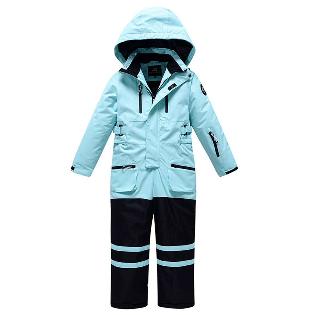 **Kids' Windproof Waterproof Snow Suit - Boys & Girls One-Piece Ski Overalls for Snowboarding & Winter Outdoor Activities**    *(Perfect for Skiing, Snow Play, and Cold Weather Adventures!)*