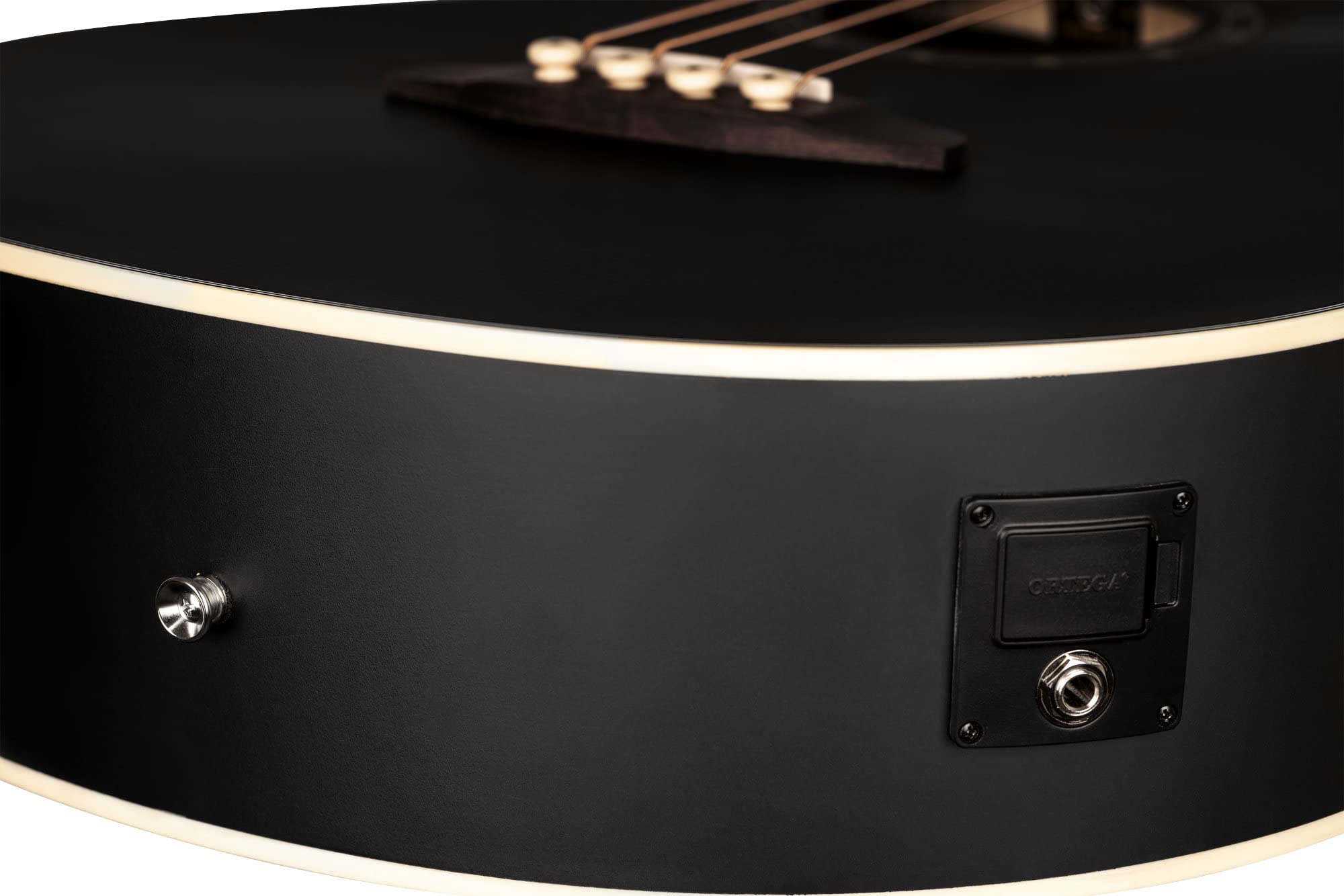 Ortega 4-String Acoustic Bass Guitar - Professional Quality for Beginners & Musicians | Perfect for Live Performances, Studio Recording & Practice Sessions