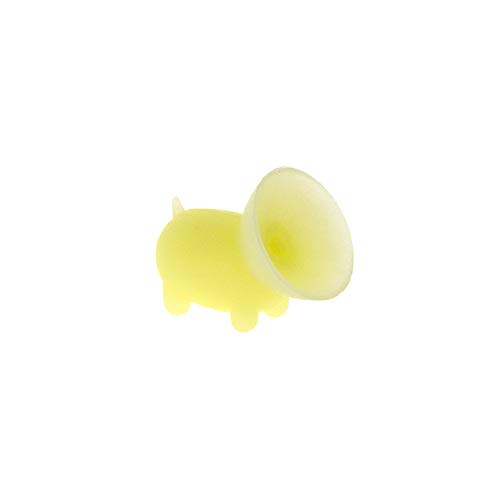 Glow Piggy Phone Stand & Grip Holder - Yellow Cell Phone Accessory for Desk, Car, and Hands-Free Viewing
