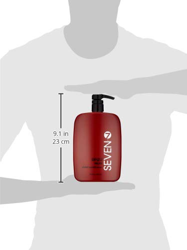 SEVEN Hair Care Rinzu Helio Violet Conditioner with Argan Oil - Sulfate & Paraben Free Purple Conditioner for Blonde Hair, Brassiness & Color-Treated Hair - Cruelty Free, Made in USA - Perfect for Daily Use, Salon-Quality Results at Home