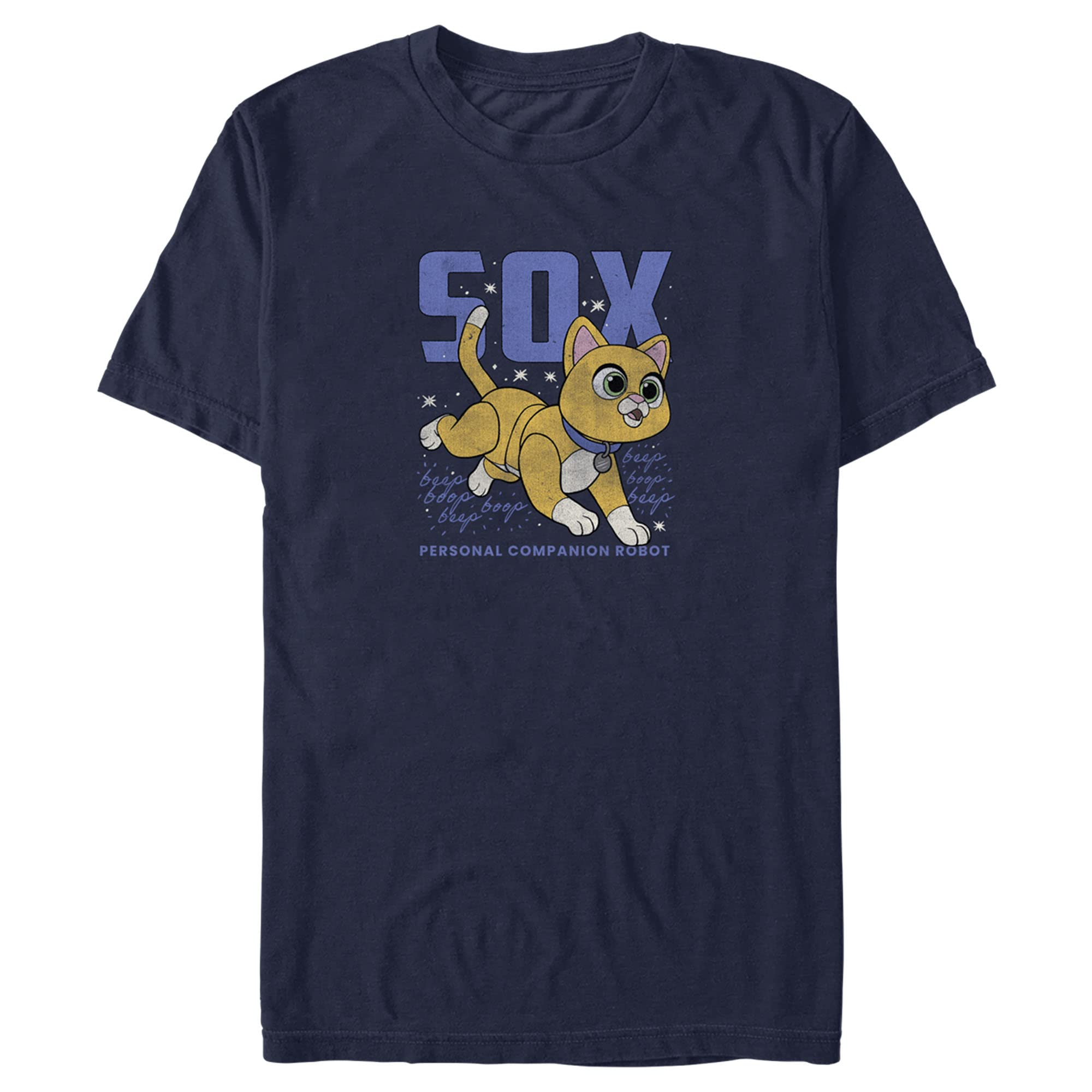 Lightyear Sox Personal Companion Robot Beep Beep T-Shirt for Men | Funny Sci-Fi Movie Inspired Tee | Perfect for Cosplay, Gifts & Everyday Wear