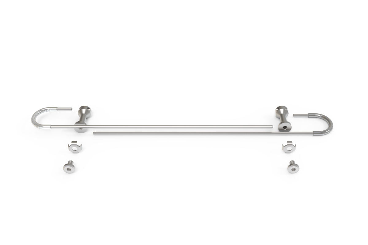 DA6 Universal Brackets - Heavy Duty Adjustable Mounting Brackets for TV, Monitor & Shelf Installation - Perfect for Home, Office & Commercial Use