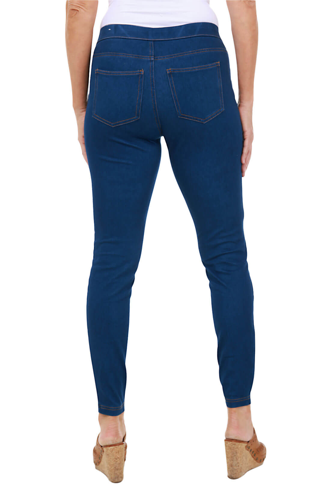Women's Stretch Pull-On Ankle Jeggings - Comfortable & Stylish Skinny Jeans for Everyday Wear, Work, and Casual Outings