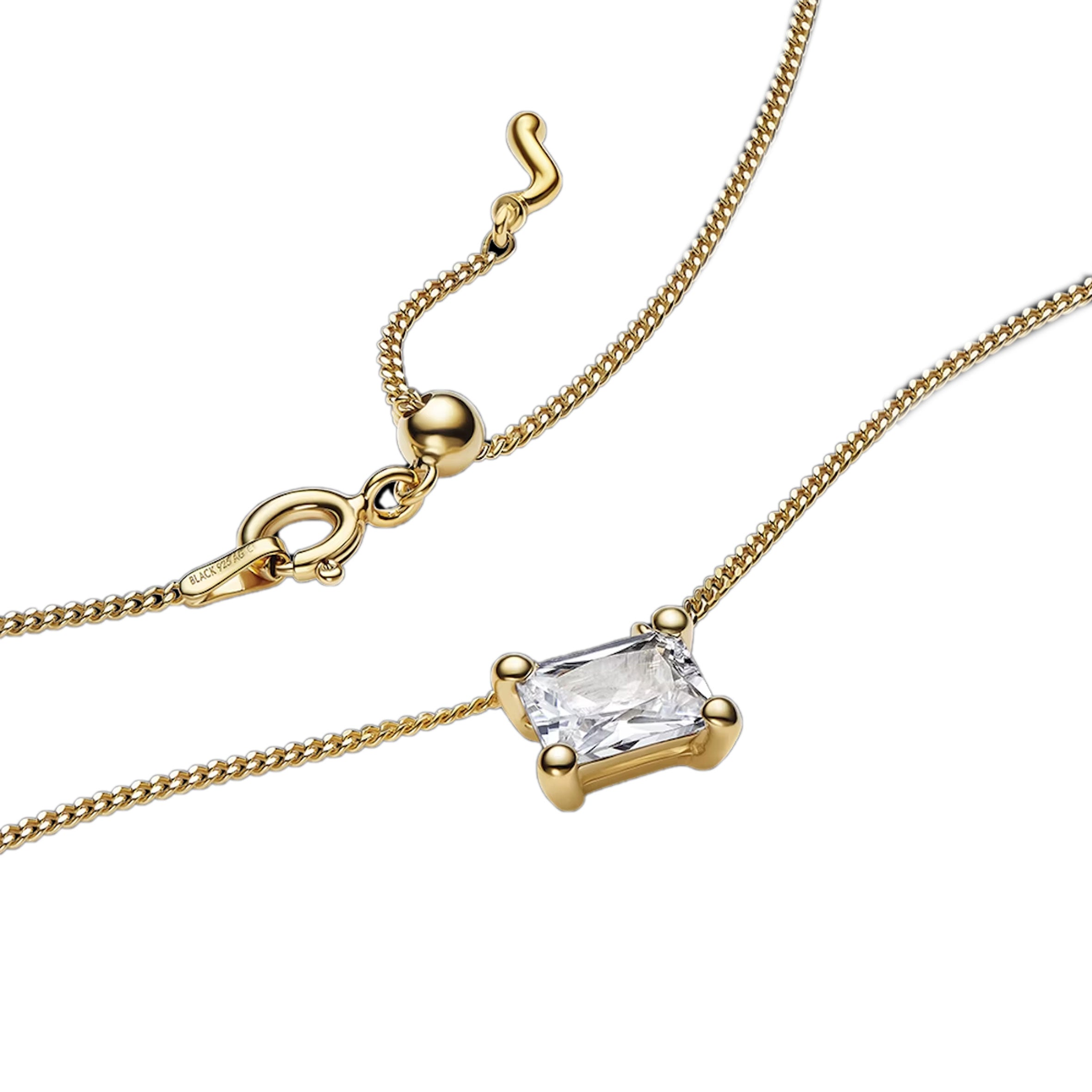 Elegant Roppongi Drop Necklace in Gold - Perfect for Evening Parties, Weddings & Special Occasions