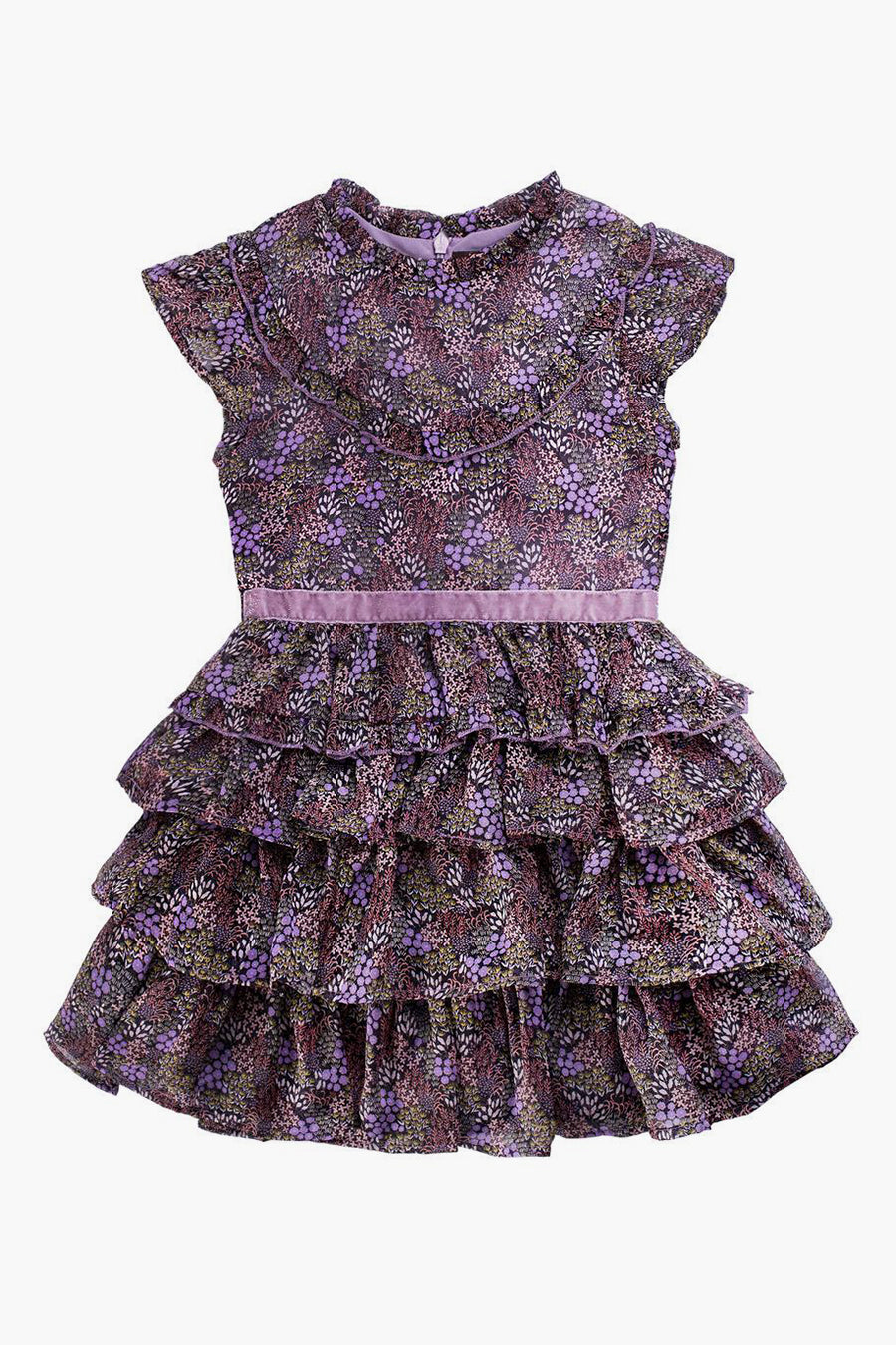 Imoga Serenity Floral Girls Dress - Elegant Summer Casual Outfit for Toddler & Kids - Perfect for Parties, School & Family Photos