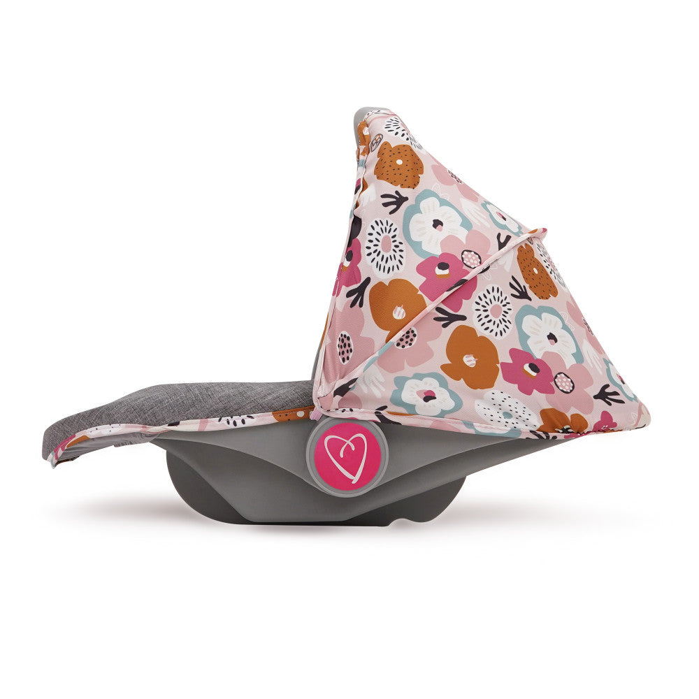 509 Crew Melange Flora 3-in-1 Doll Car Seat - Vibrant Play Accessory for Kids Age 3+ | Perfect for Pretend Play, Travel & Indoor Activities