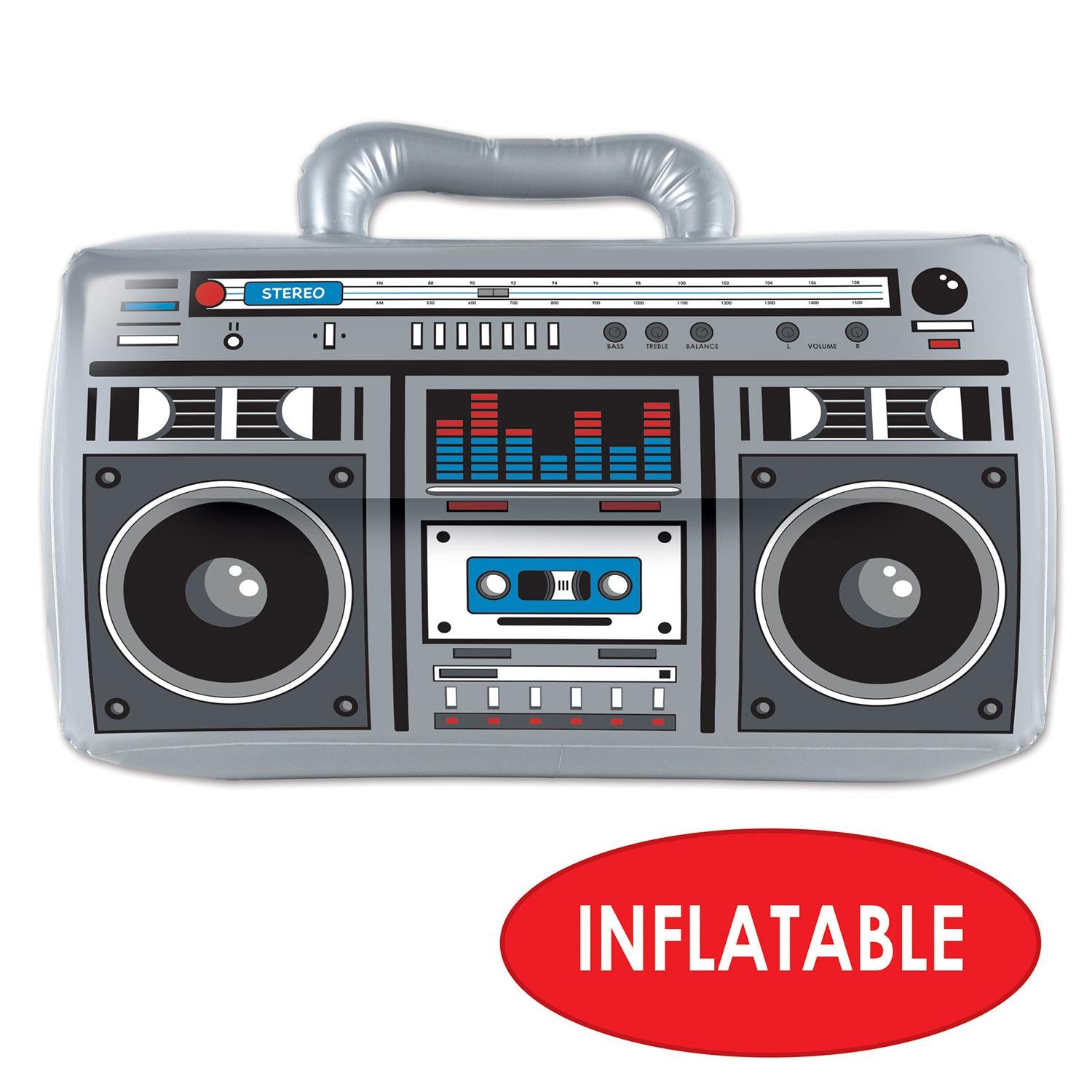 12 Pack Beistle Inflatable Boom Box Speaker Party Decorations - Perfect for Birthday Parties, Pool Parties & Outdoor Events