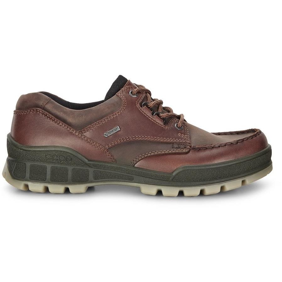 ECCO TRACK 25 Men's Bison Leather Hiking Shoes - Durable Outdoor Boots for Trail Running & Mountain Climbing