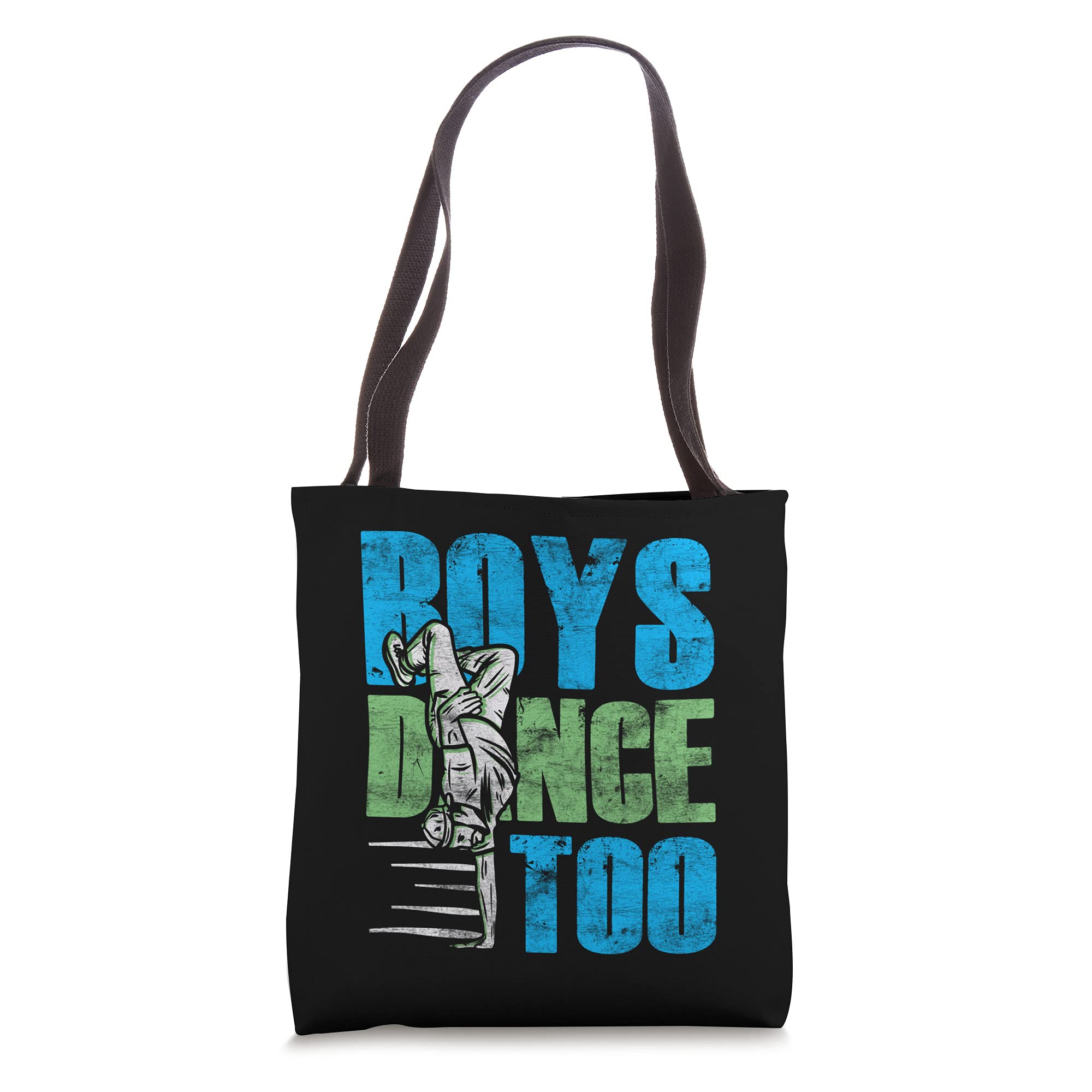 Boys Dance Too Street Hip Hop Breakdance Choreography Tote Bag - Perfect for Dance Classes, Hip Hop Events & Urban Fashion Accessories