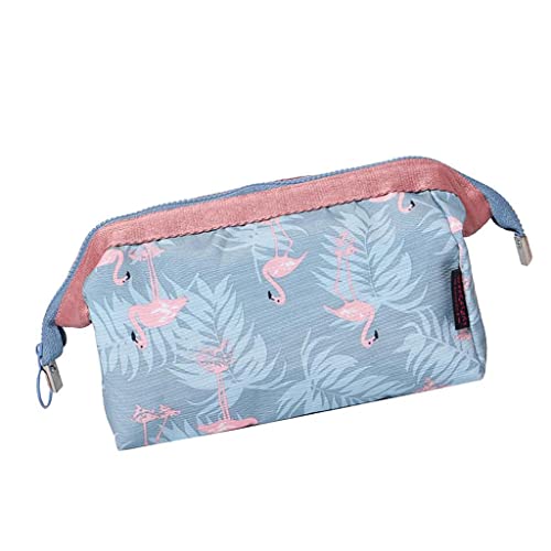 Waterproof Women's Makeup Bag - Travel Cosmetic Pouch with Zipper (Gray) | Perfect for Travel, Gym & Daily Organizer