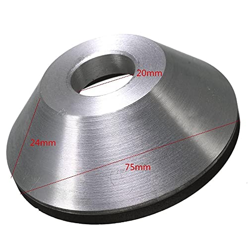 75mm Diamond Grinding Wheel Cup 180 Grit for Carbide Metal & Hard Alloy Tools - Professional Milling Bit & Cutter Grinder for Mould Making - Perfect for Metalworking, DIY Projects & Industrial Use