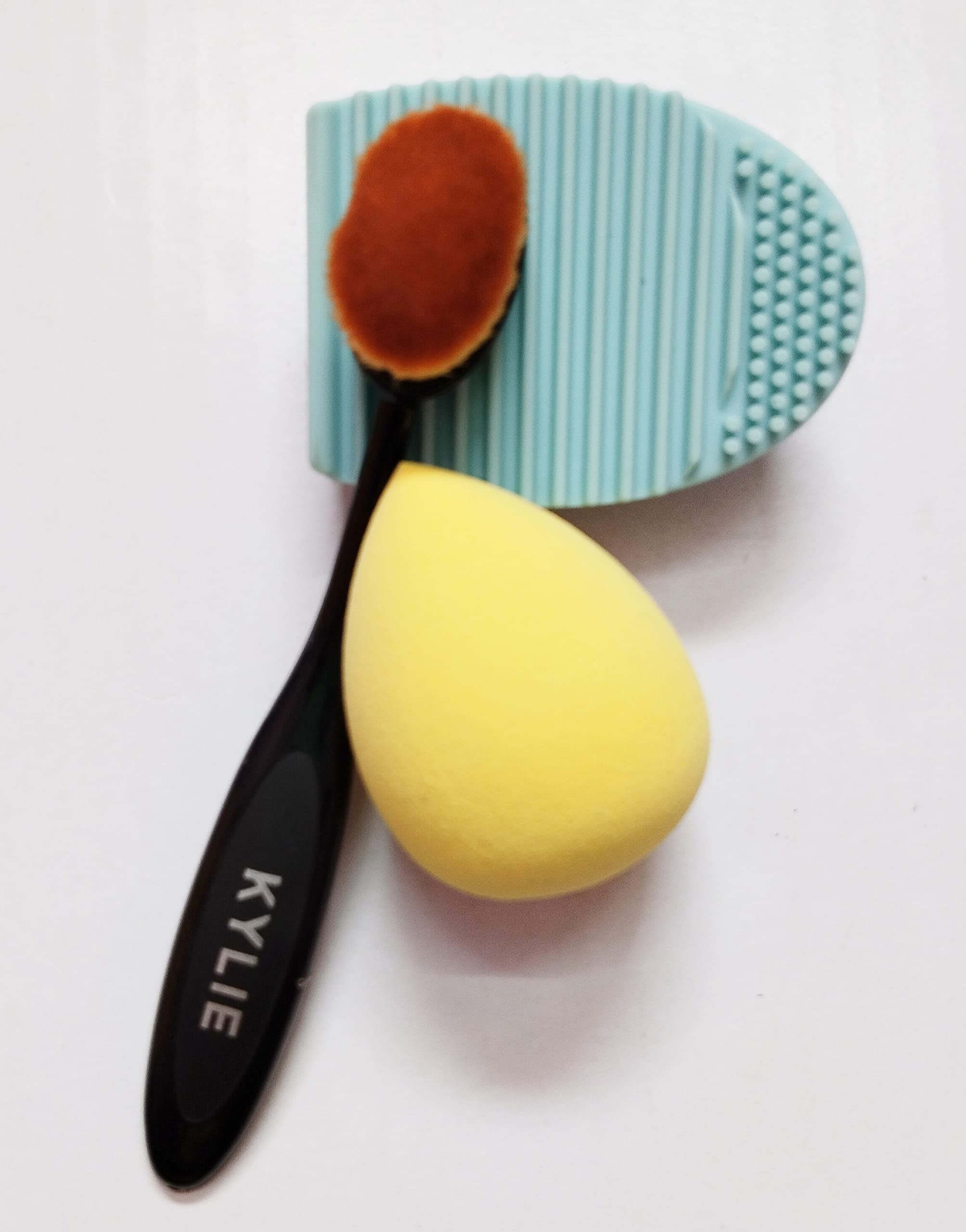 6-in-1 Makeup Beauty Blender Sponge Set - Powder Puff & Foundation Blender for Flawless Face Makeup Application - Perfect for Liquid, Cream & Powder Cosmetics